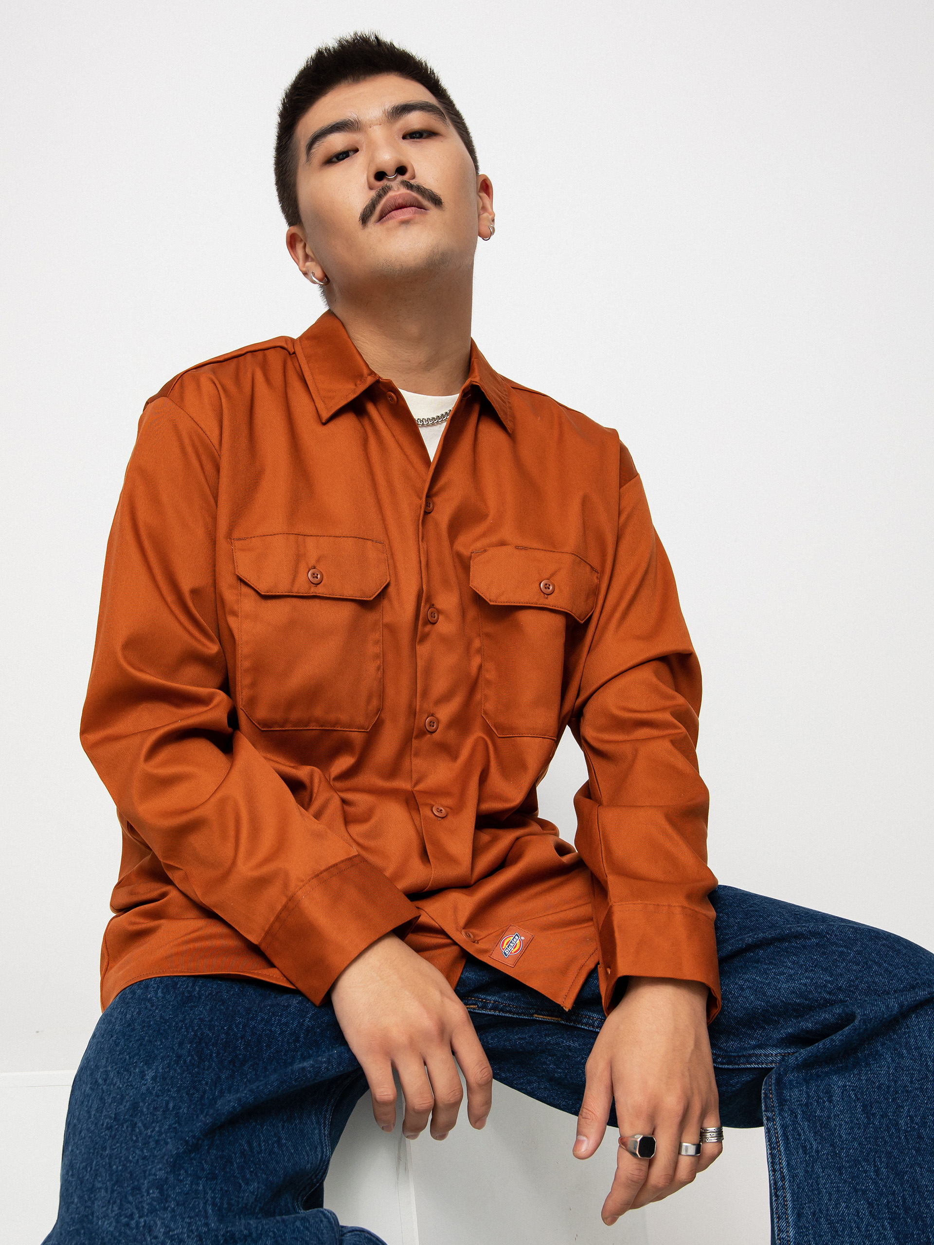 Dickies Work Shirt Shirt (gingerbread)