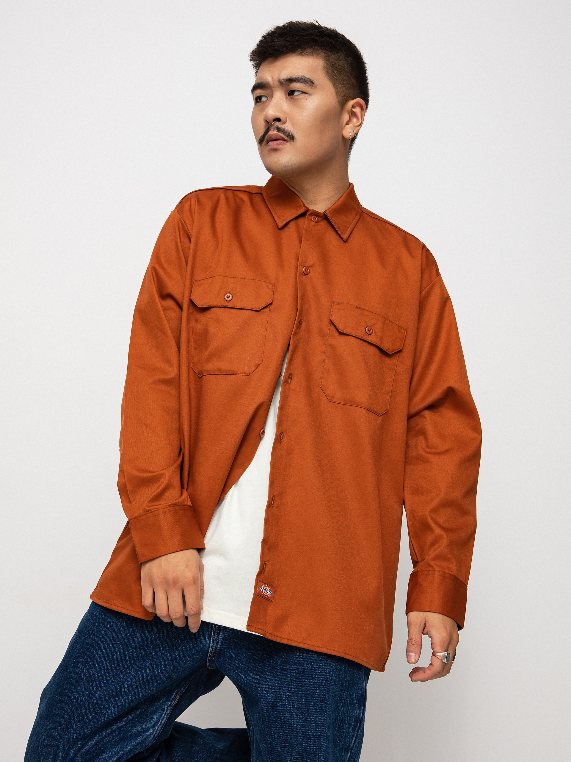 Dickies Work Shirt Hemd (gingerbread)