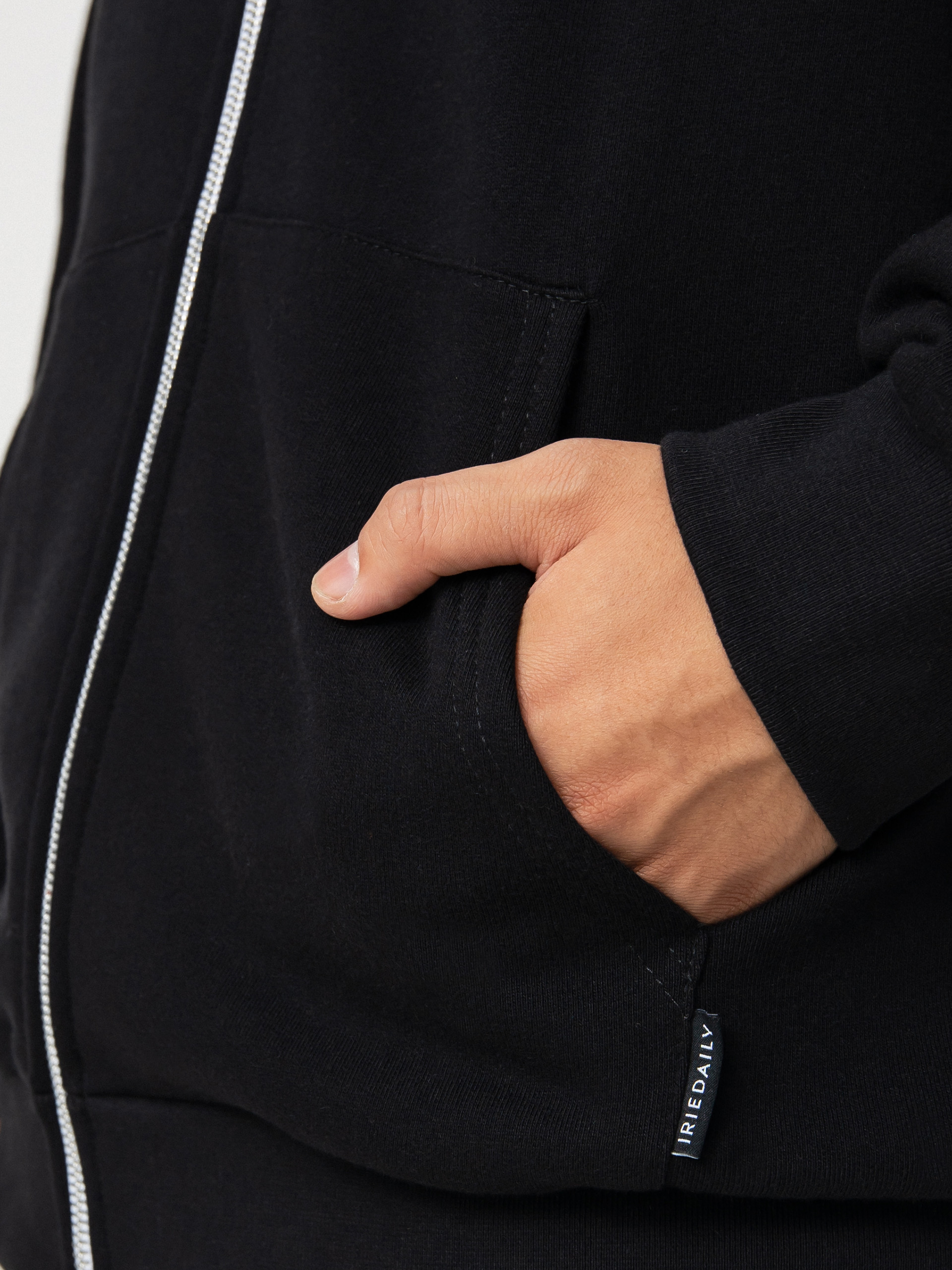 Iriedaily Mini Flag 2 Zip Sweatshirt (black)