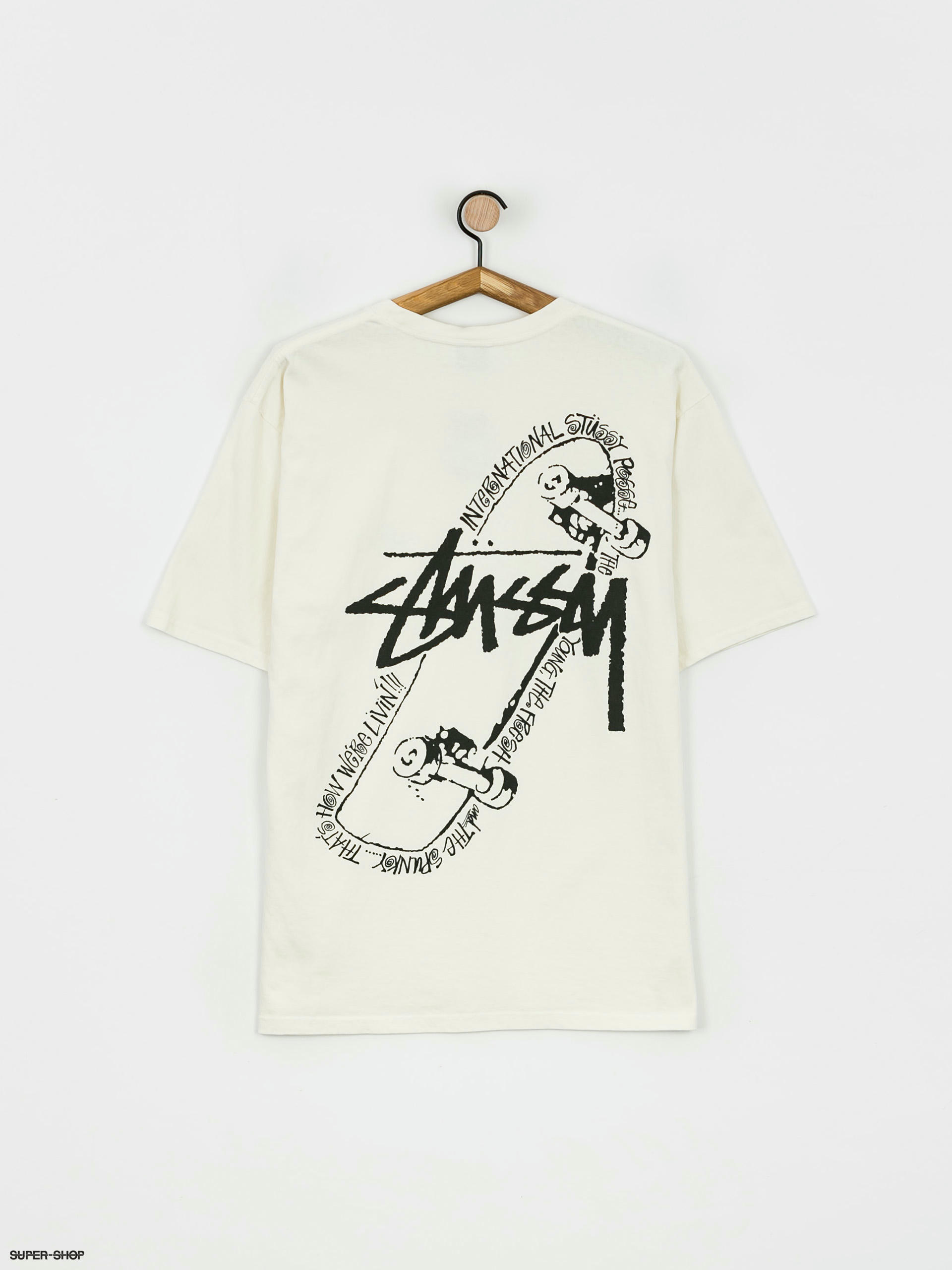 Stussy Skate Posse Pig. Dyed T-shirt (natural)