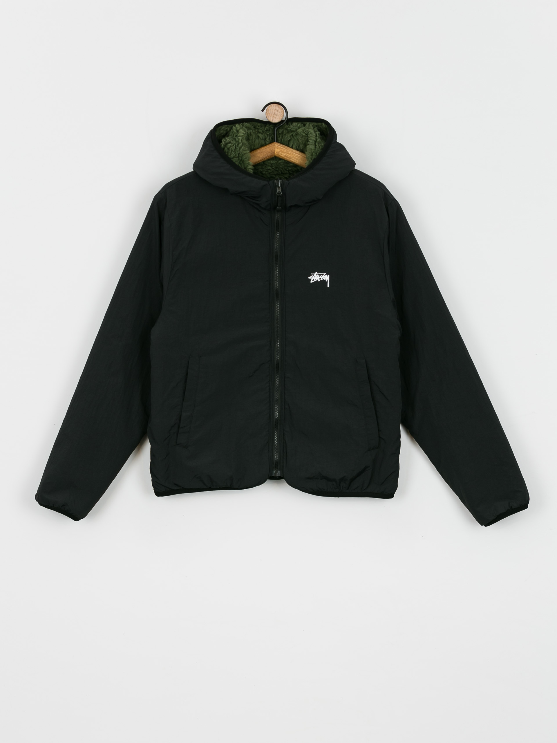 Stussy Sherpa Jacke (olive)