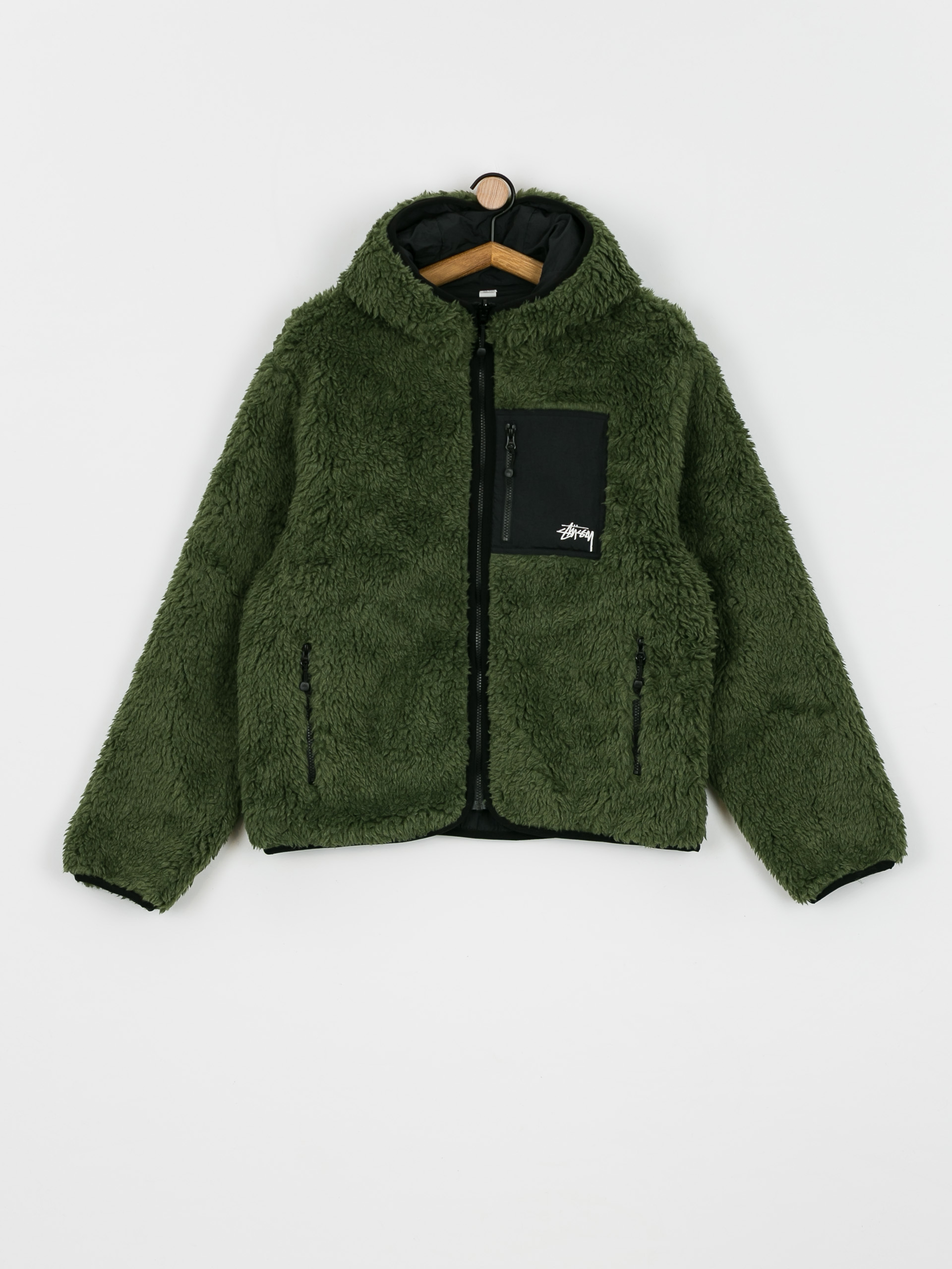 Stussy Sherpa Jacke (olive)