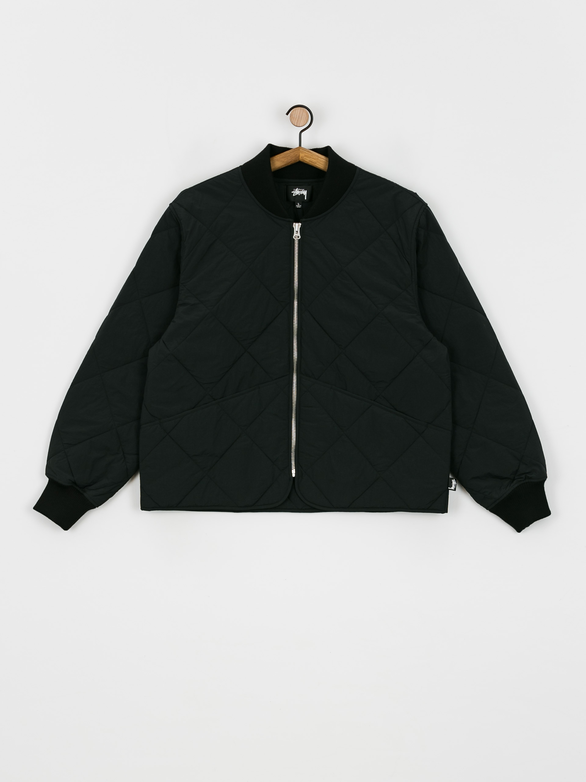 Stussy Dice Quilted Liner Jacket (black)