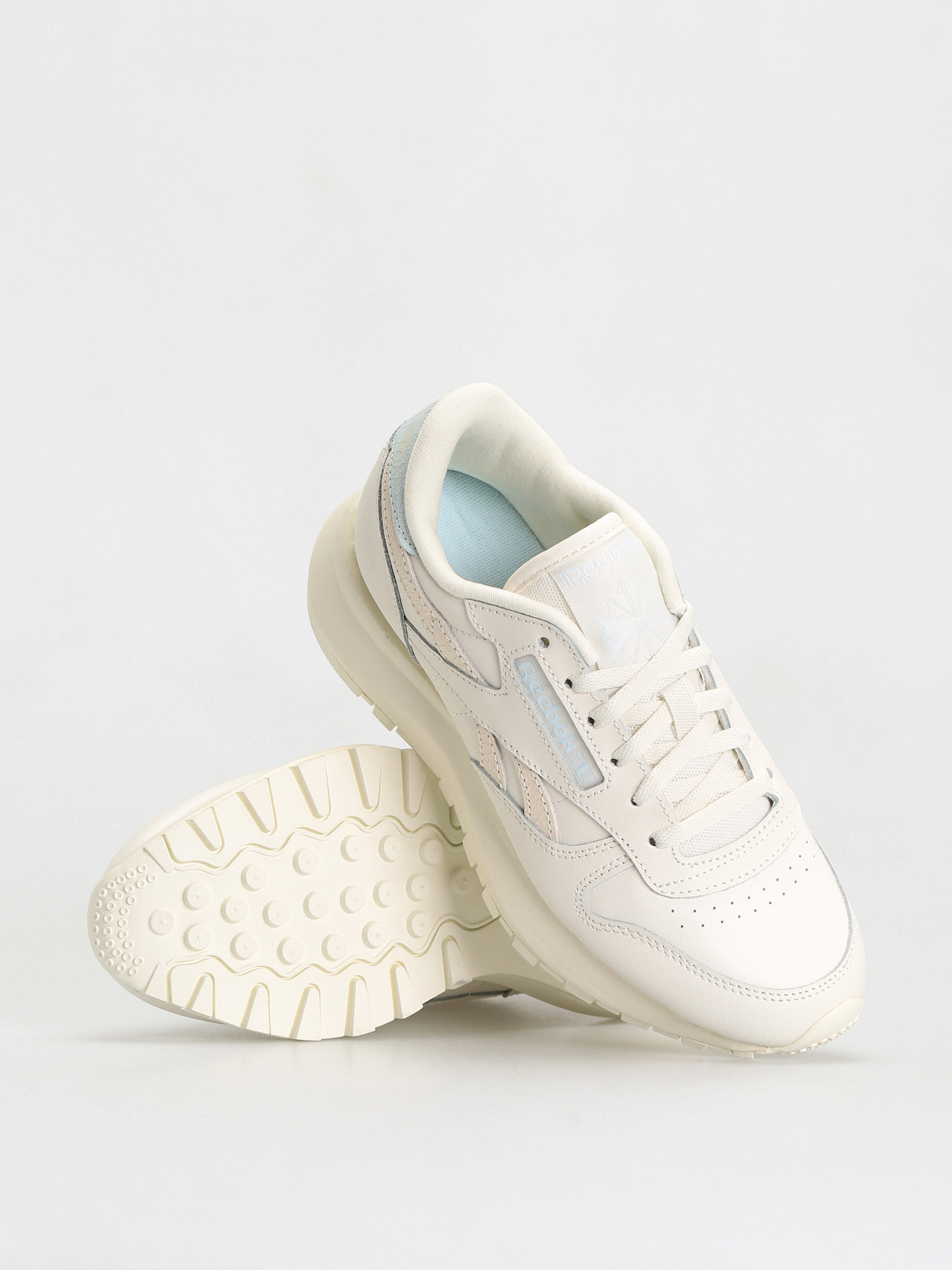 Reebok Classic Leather Sp Shoes Wmn (chalk/chalk/glablu)