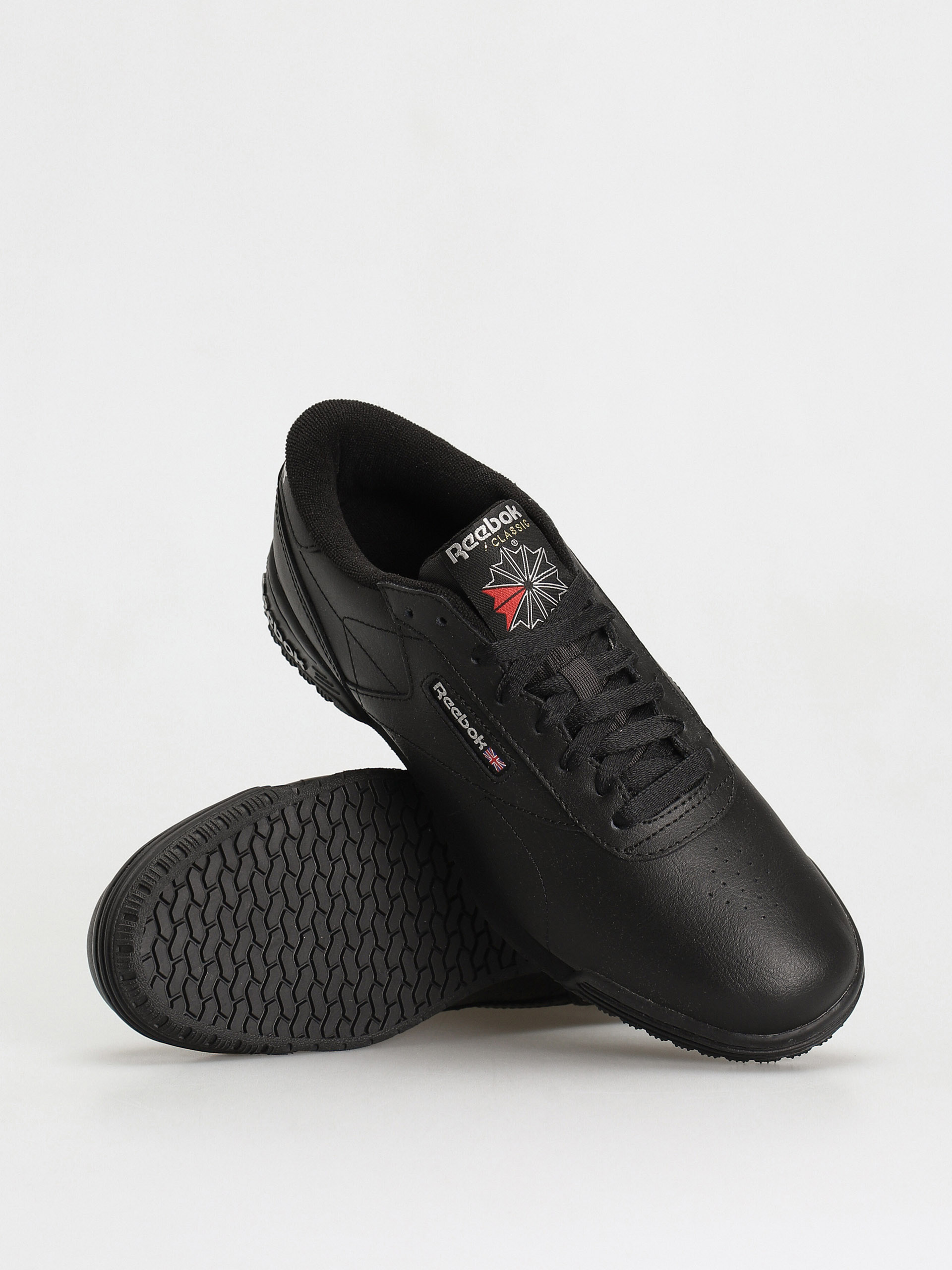 Reebok Ex O Fit Lo Clean Logo Int Shoes (black/silver/silver)