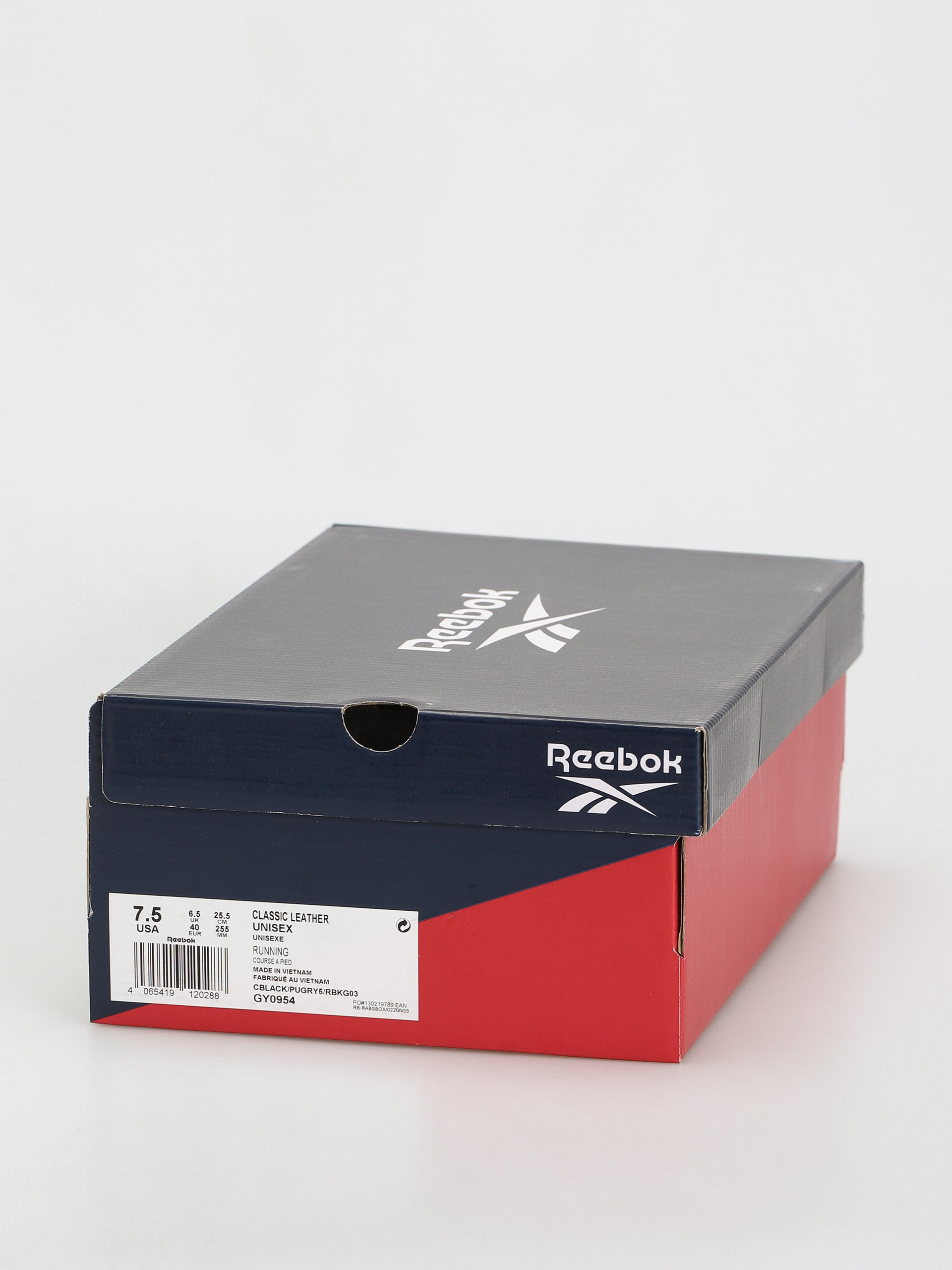 Reebok Classic Leather Shoes (cblack/pugry5/rbkg03)