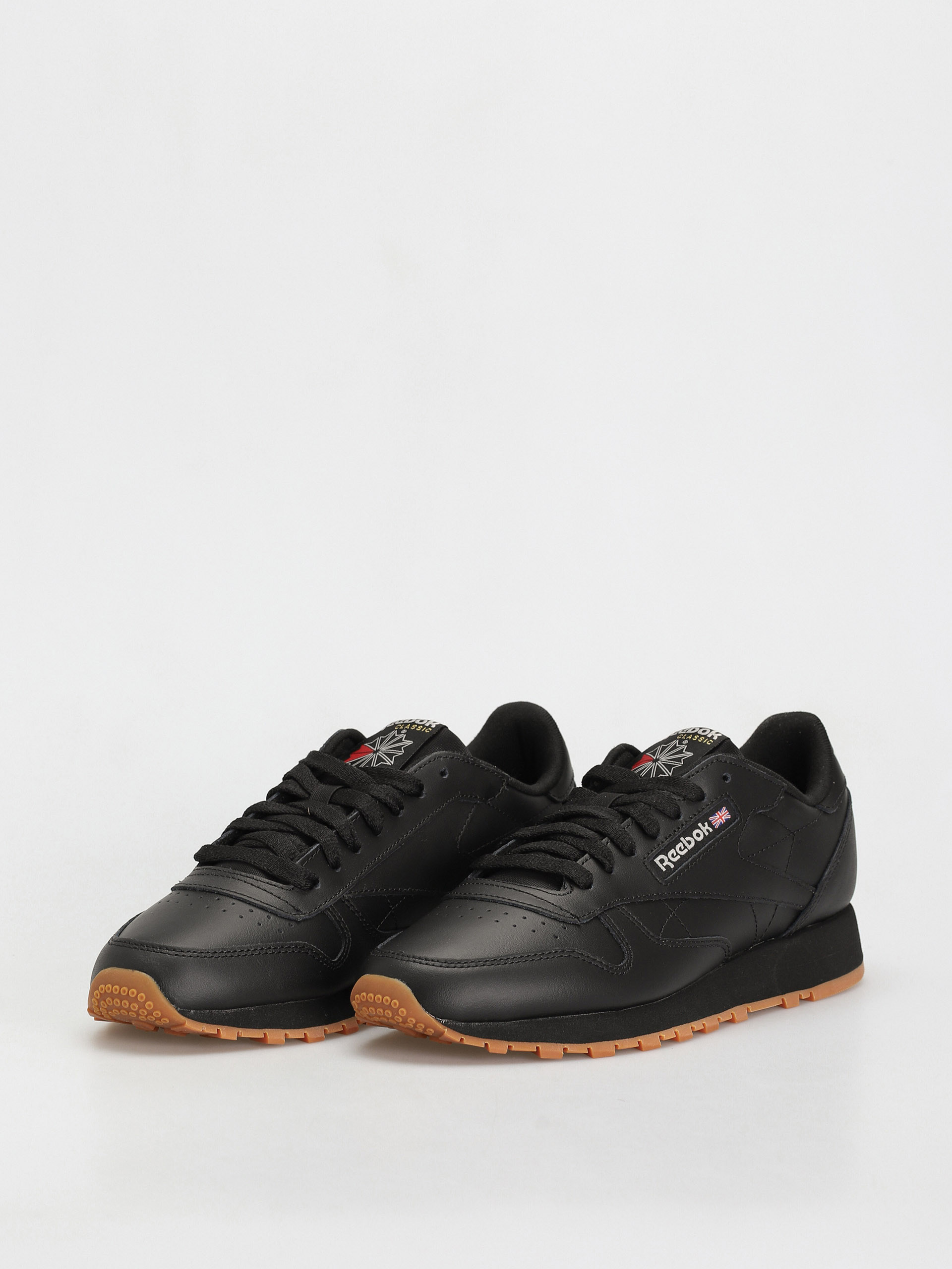 Reebok Classic Leather Shoes (cblack/pugry5/rbkg03)