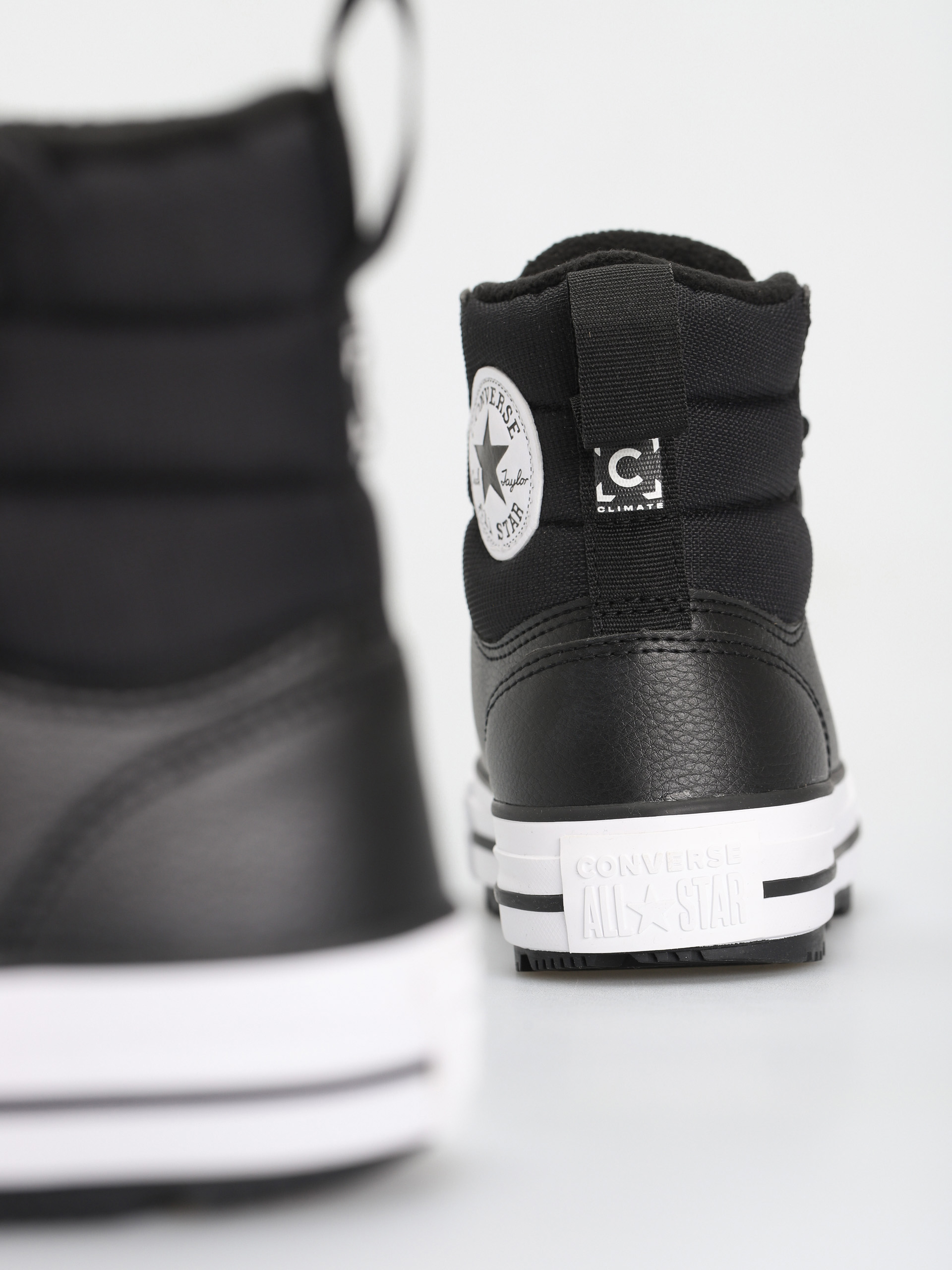 Converse Chuck Taylor All Star Berkshire Boot Hi Shoes (black/white/black)