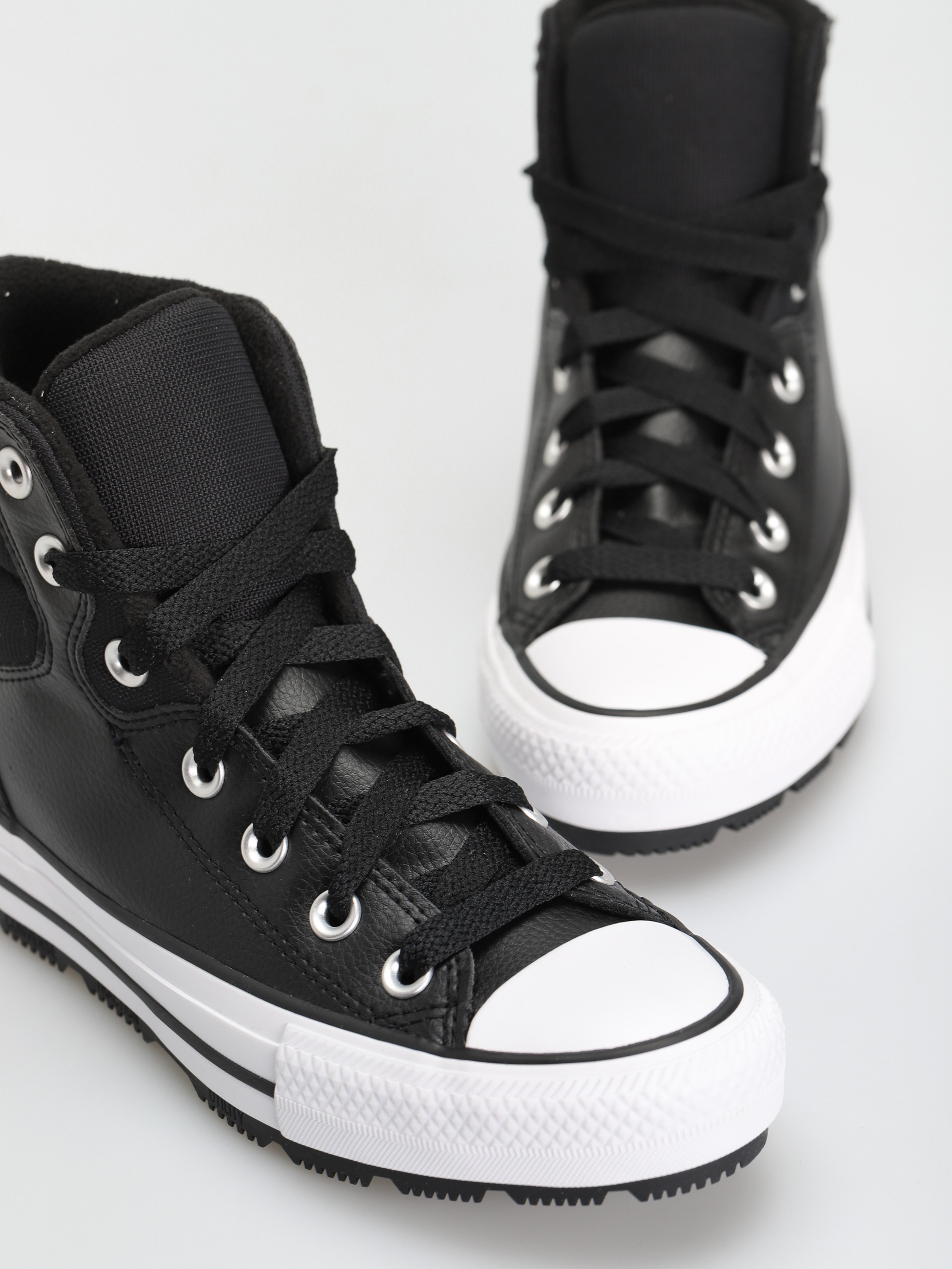 Converse Chuck Taylor All Star Berkshire Boot Hi Shoes (black/white/black)
