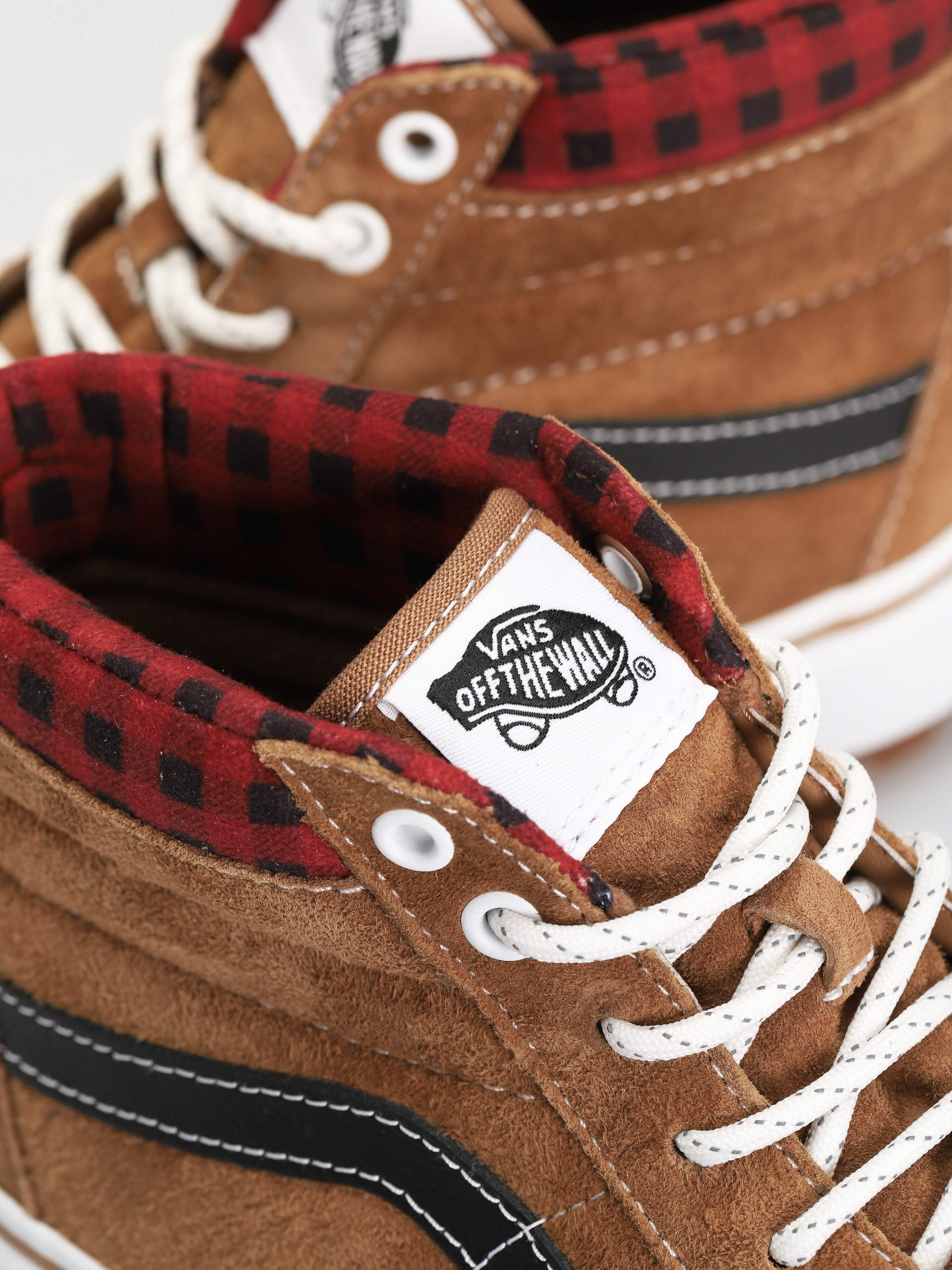 Vans Sk8 Hi MTE 1 Shoes (plaid brown/black)