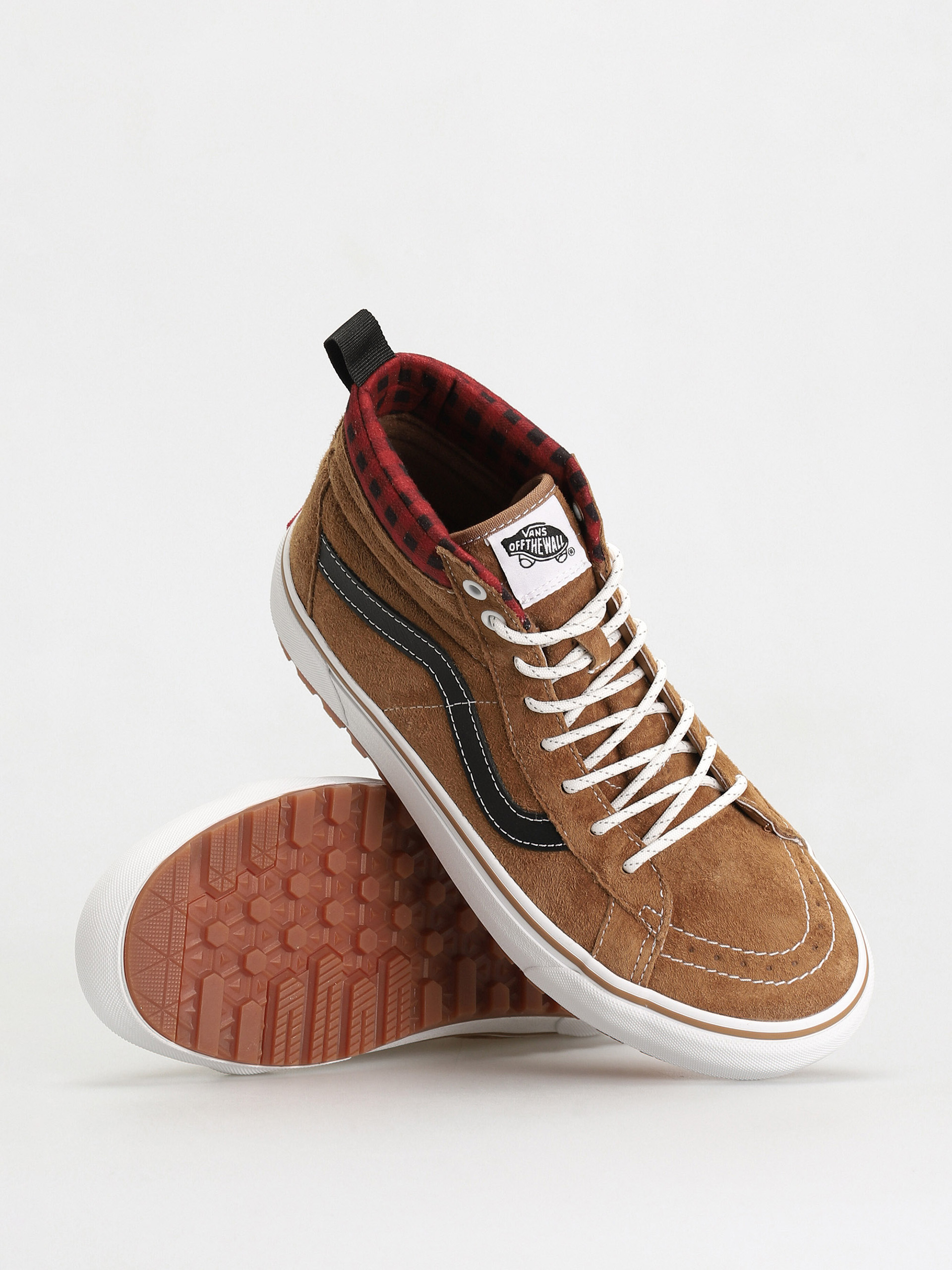 Vans Sk8 Hi MTE 1 Schuhe (plaid brown/black)