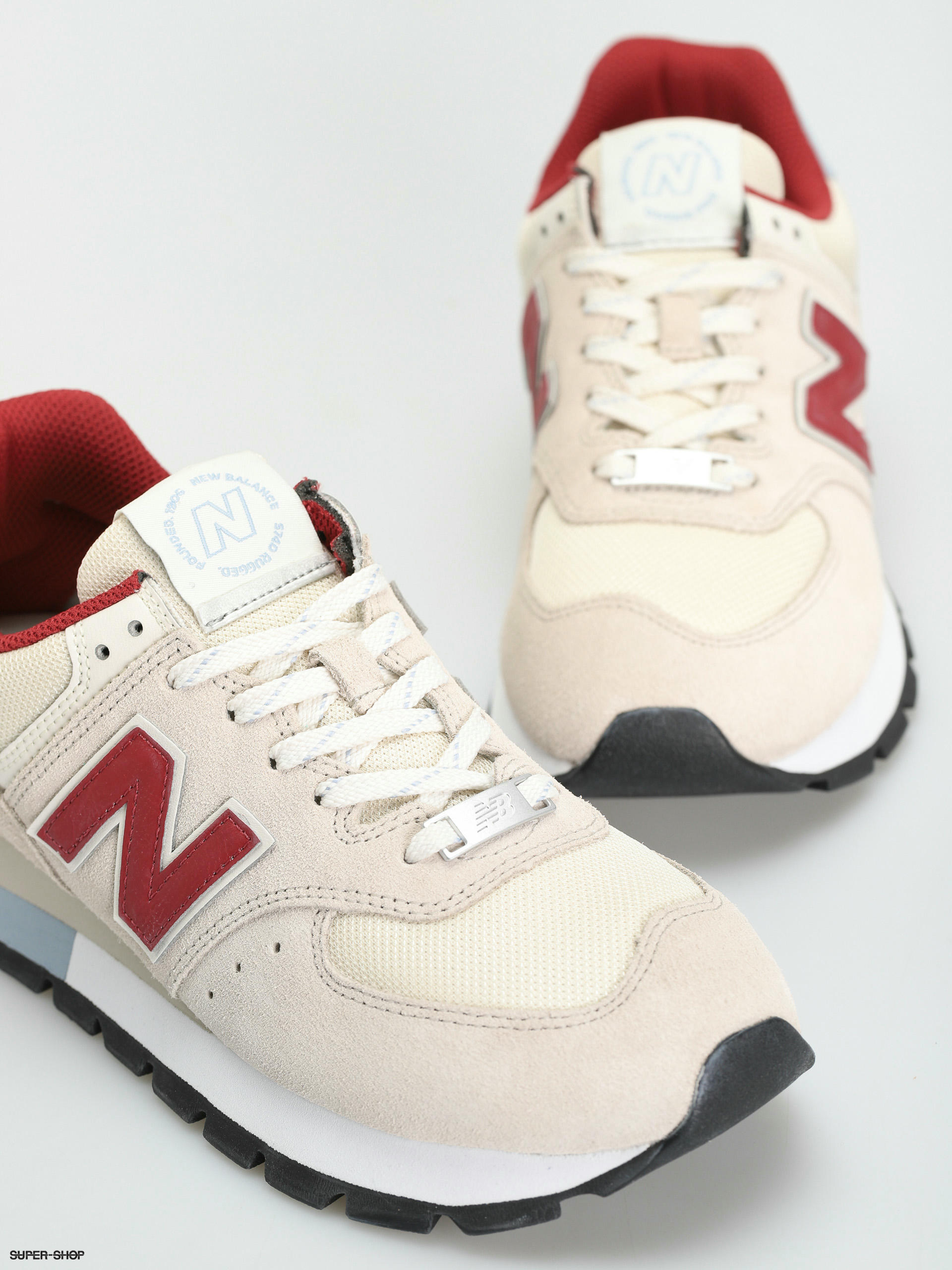 New balance 574 smoked salt sales with silver