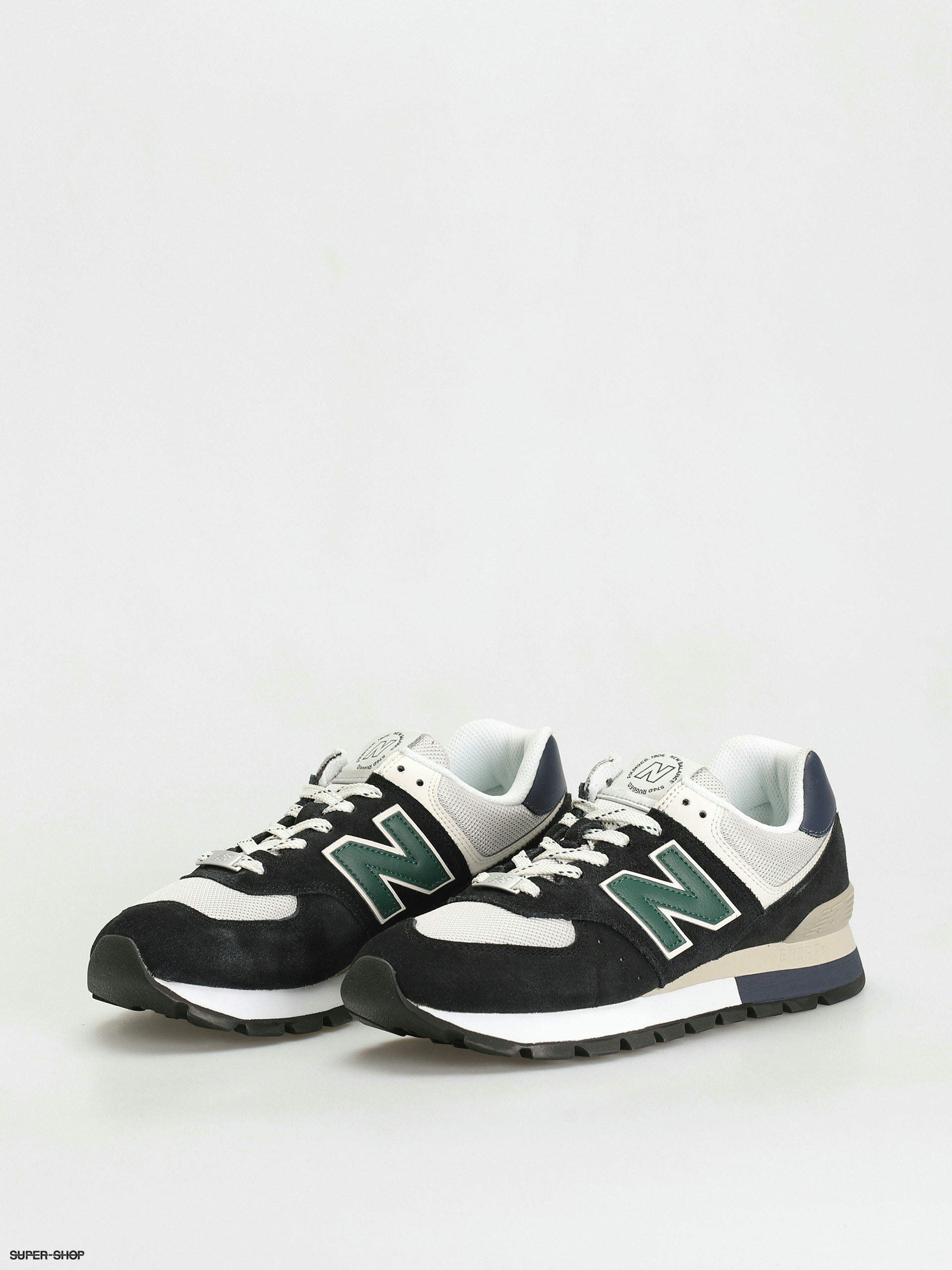 New Balance 574 Aqua Green/Orange – Theory Skateshop