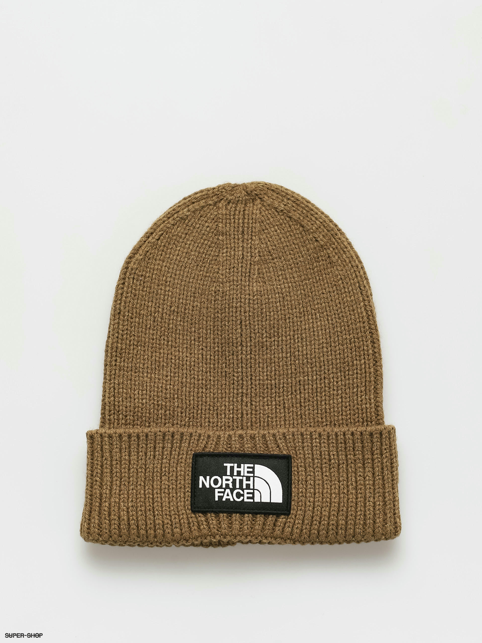 The North Face TNF Logo Box Beanie (military olive)