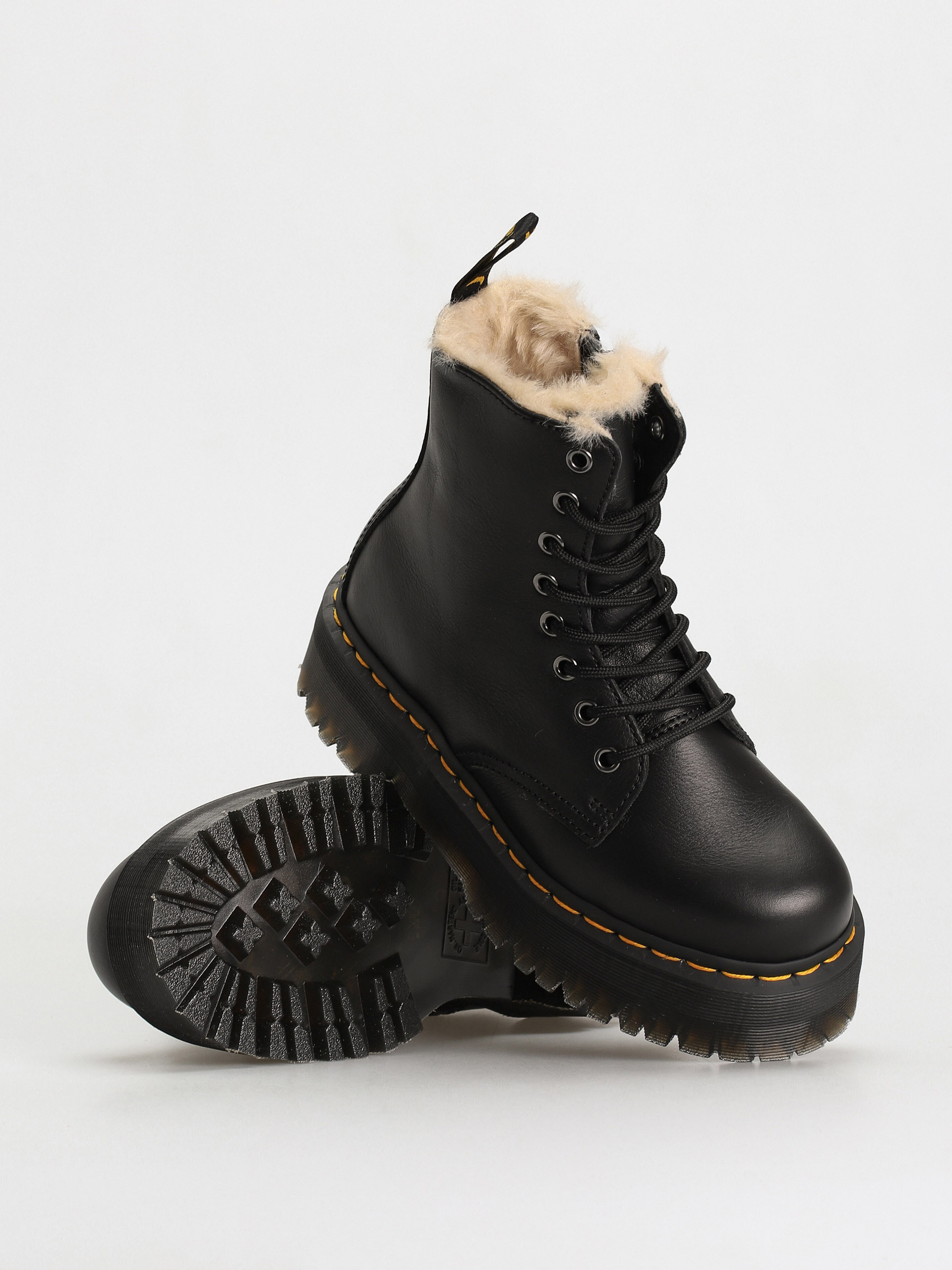Dr. Martens Jadon FL Schuhe Wmn (black pisa natural em toby 900g)