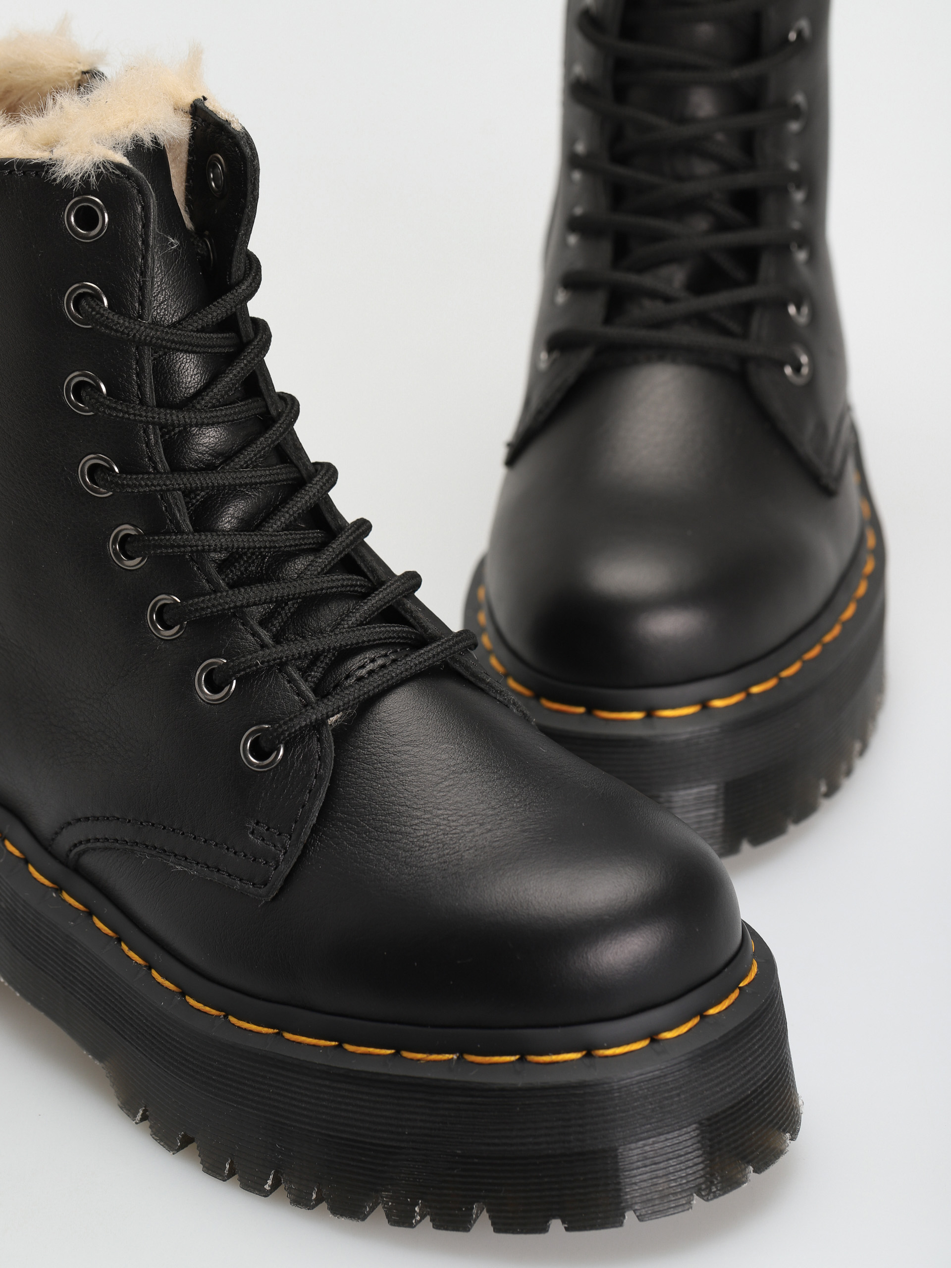 Dr. Martens Jadon FL Shoes Wmn (black pisa natural em toby 900g)