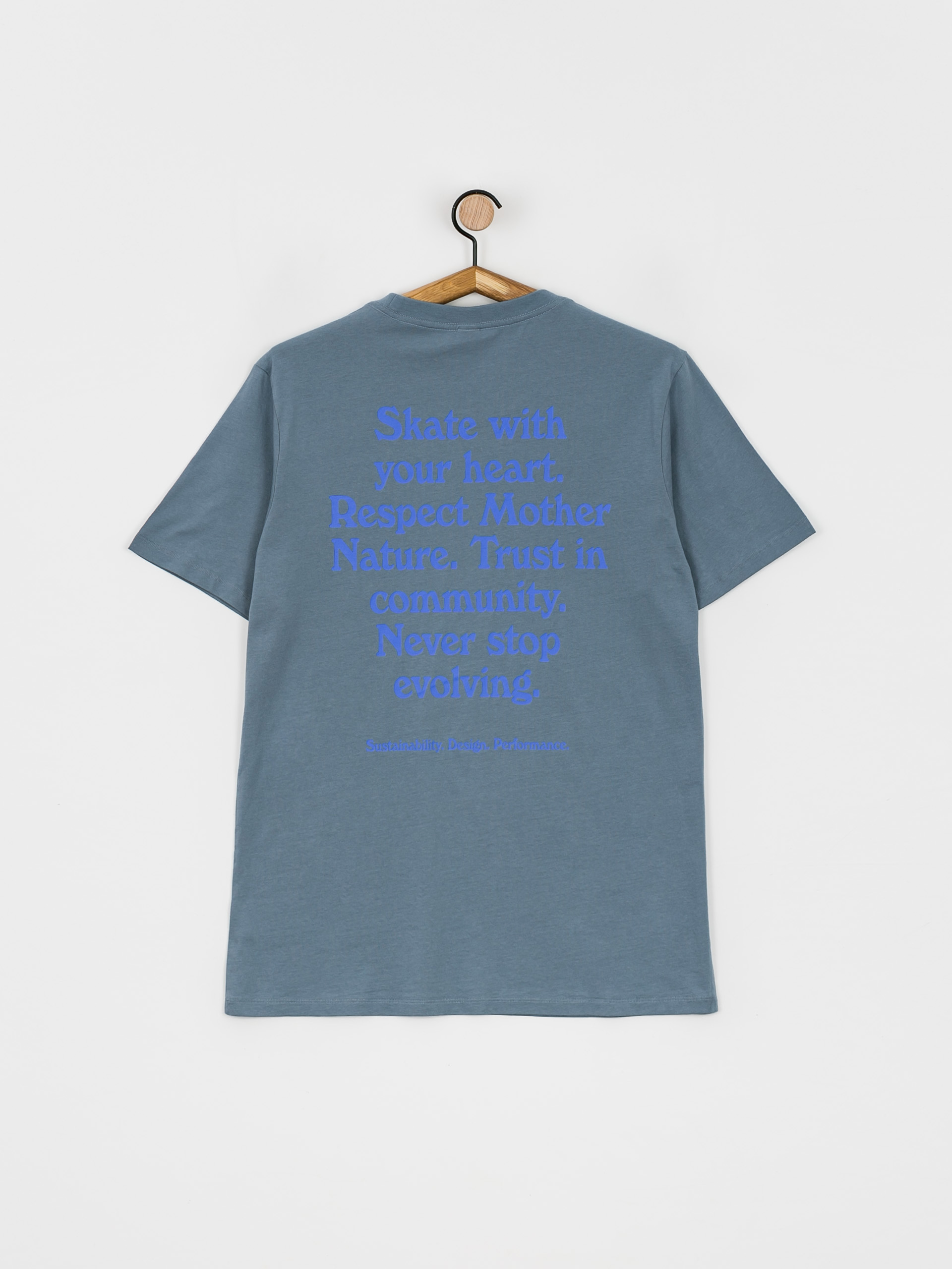 Cariuma Skate with your Heart T-shirt (mirage blue)