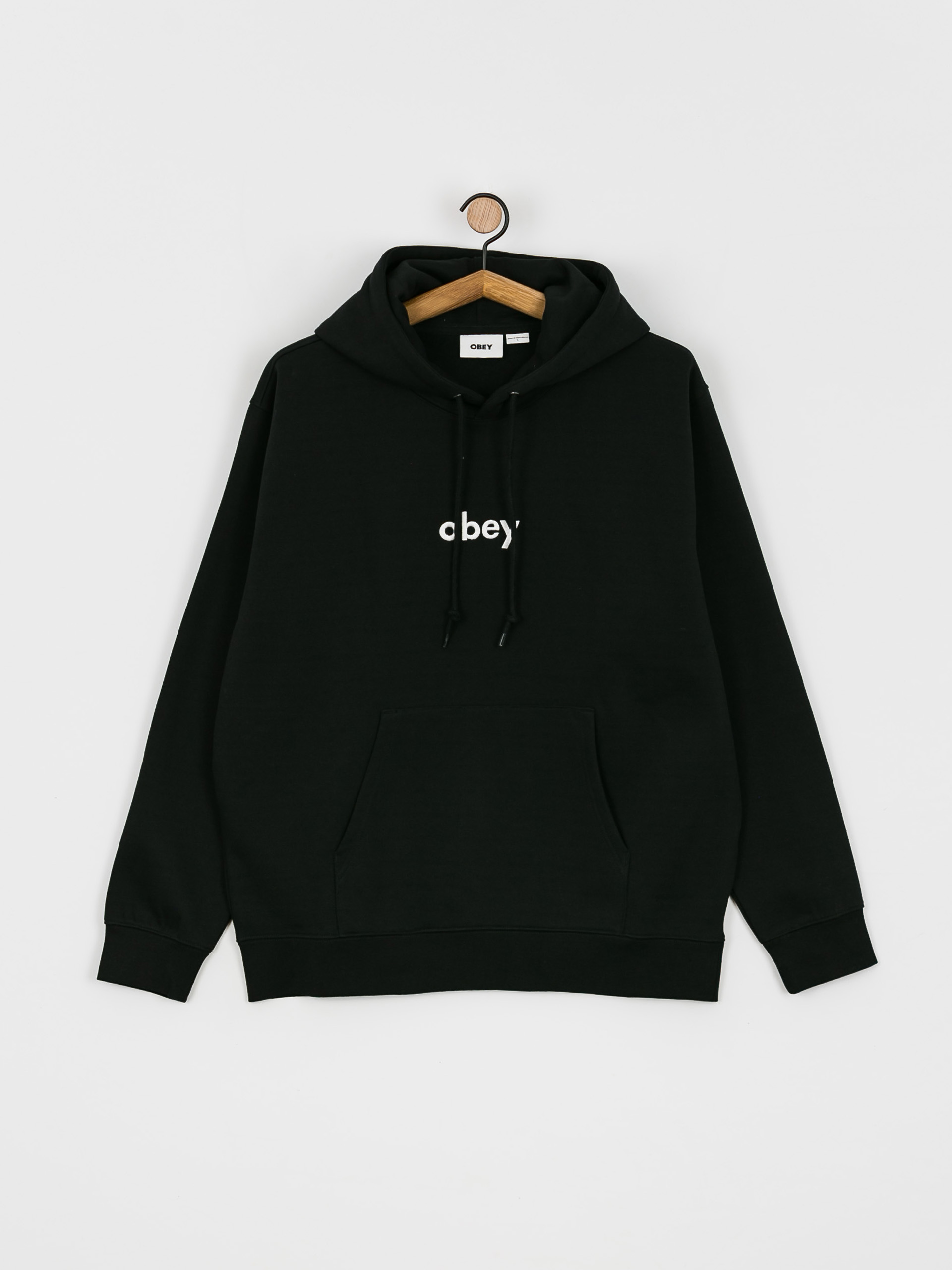 OBEY Lowercase HD Hoodie black (black)