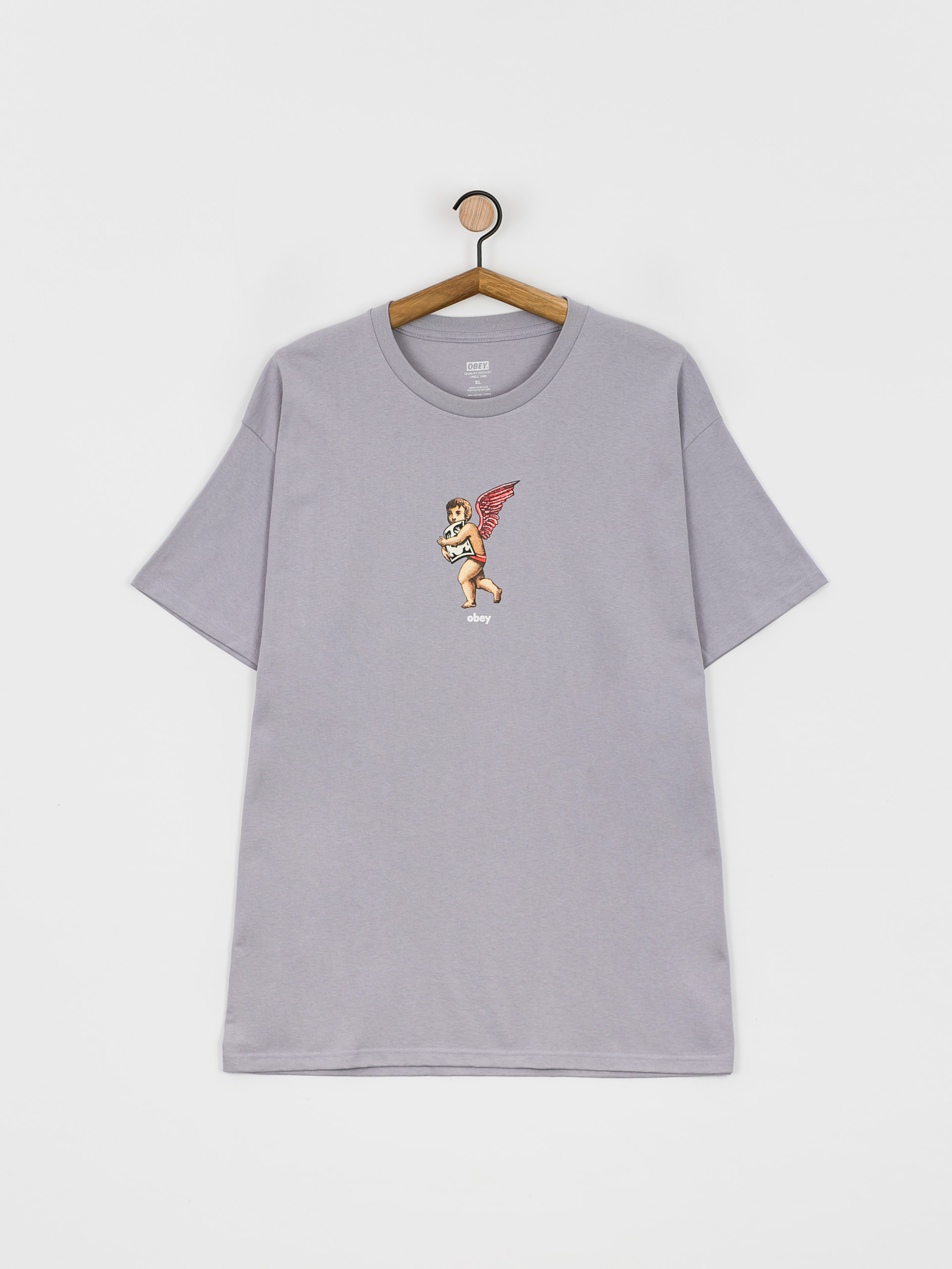 OBEY Angel Wings T-shirt (lilac chalk)
