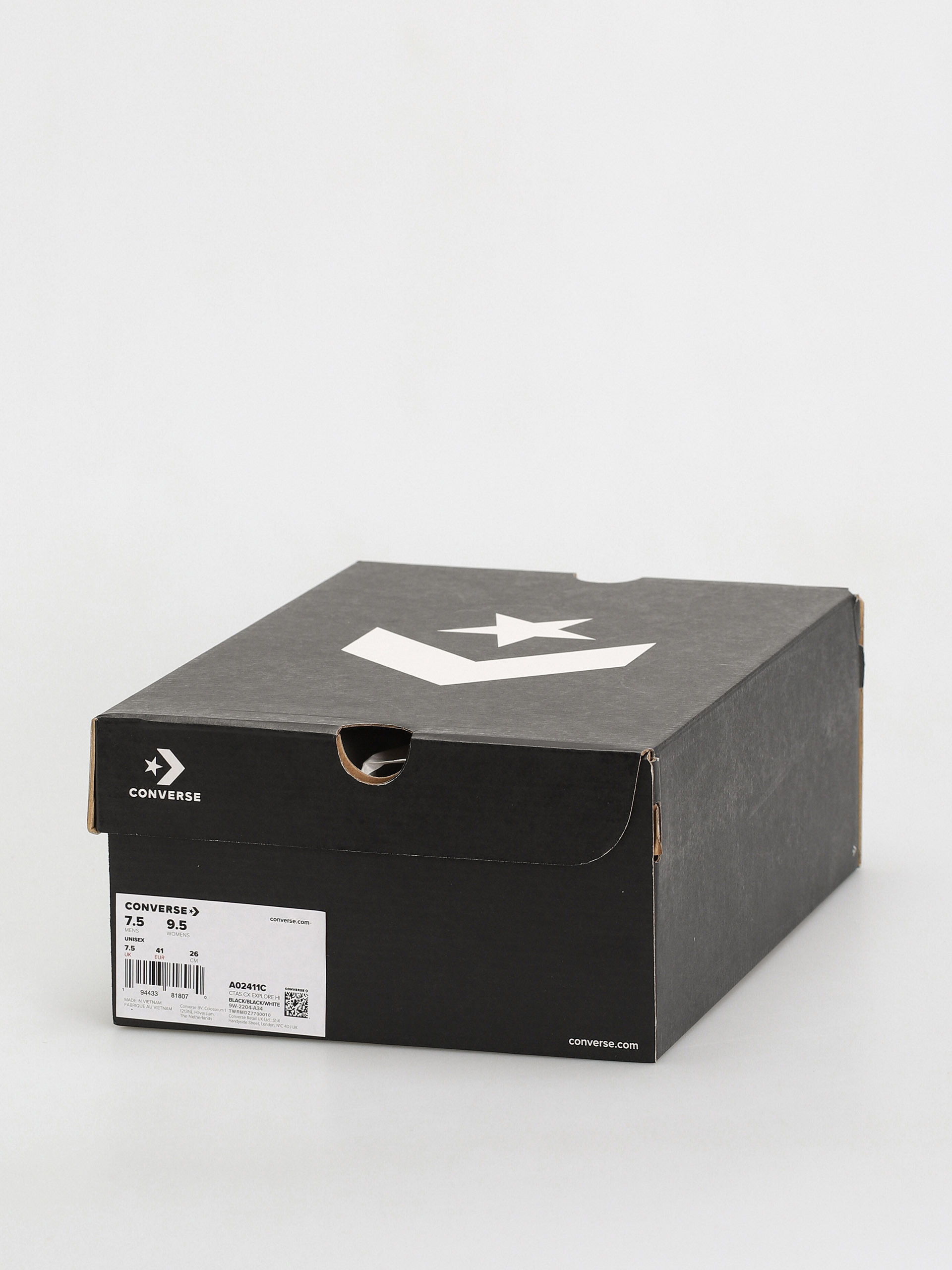 Converse Chuck Taylor All Star Cx Explore Hi Shoes (black/black/white)
