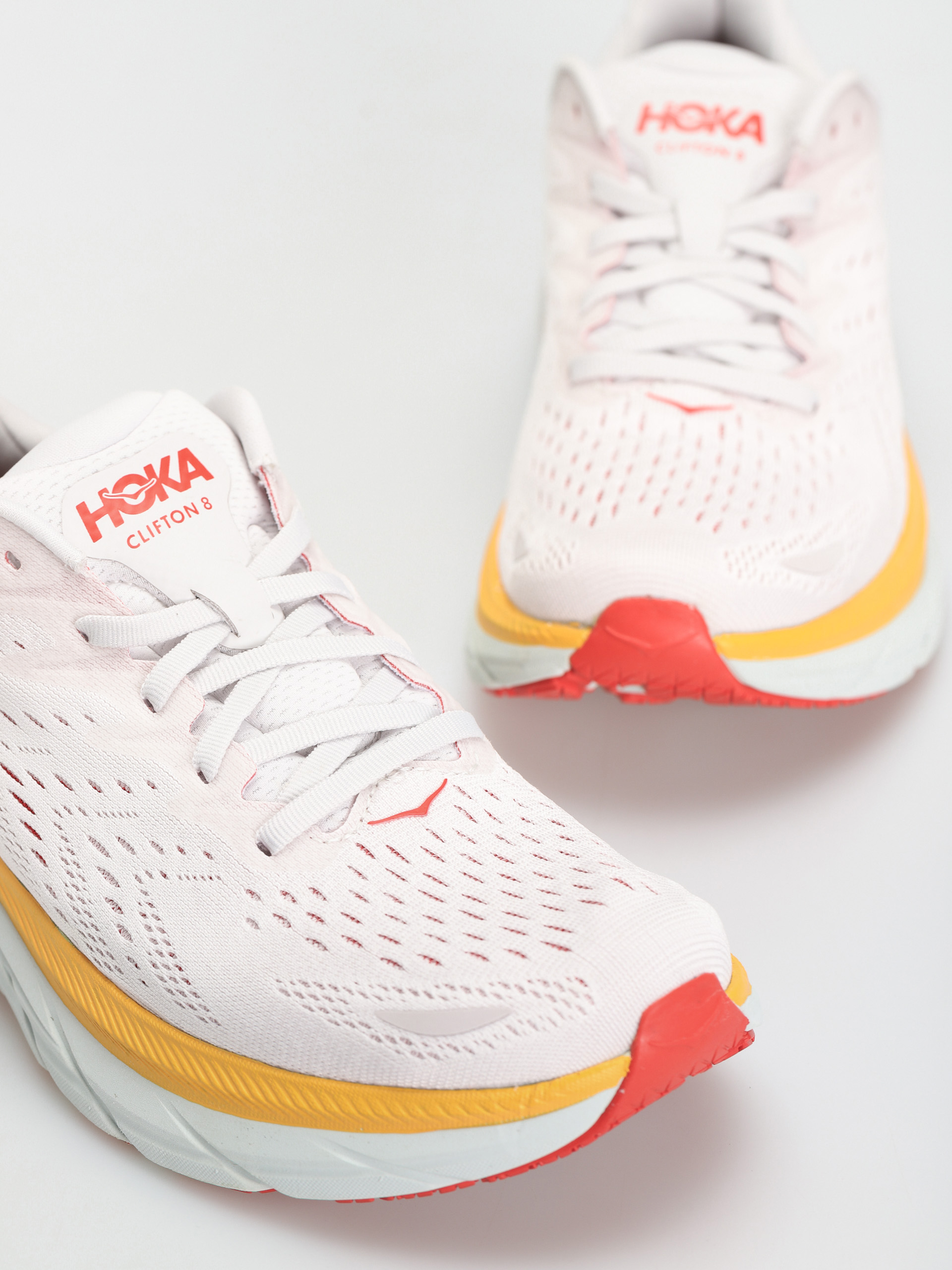 Hoka One One Clifton 8 Shoes (nimbus cloud/blanc de blanc)