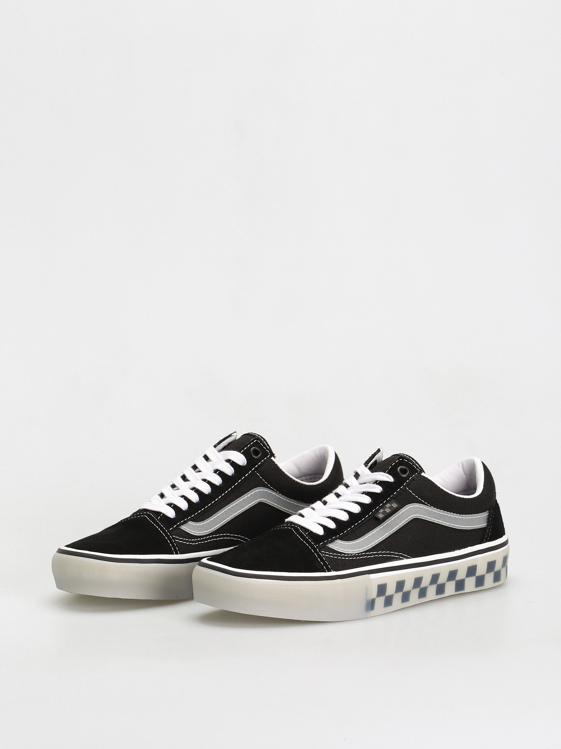 Vans Skate Old Skool Shoes (translucent rubber black/clear)