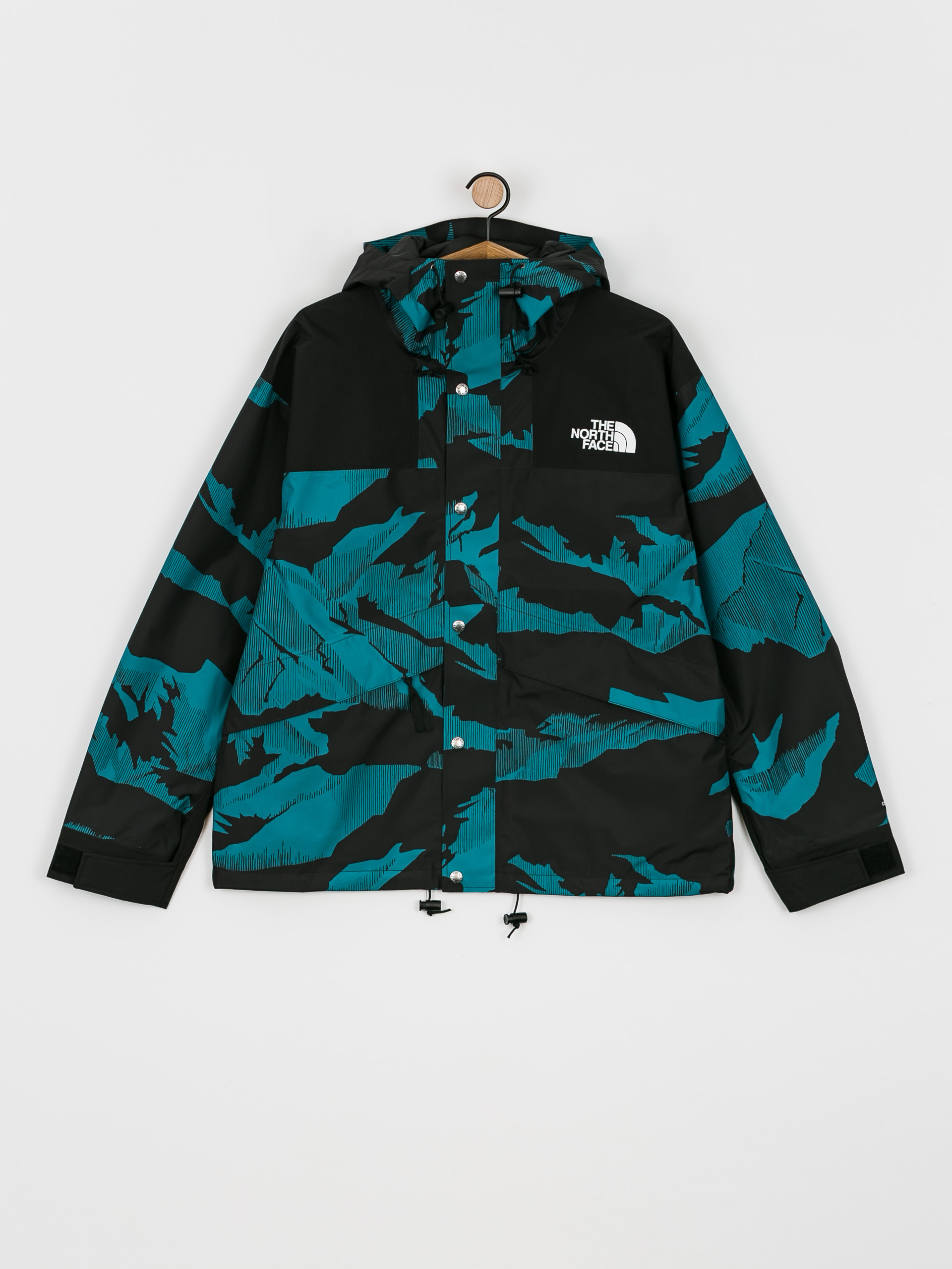 The North Face Printed 86 Retro Mountain Jacket (harbor blue mountain peak print)