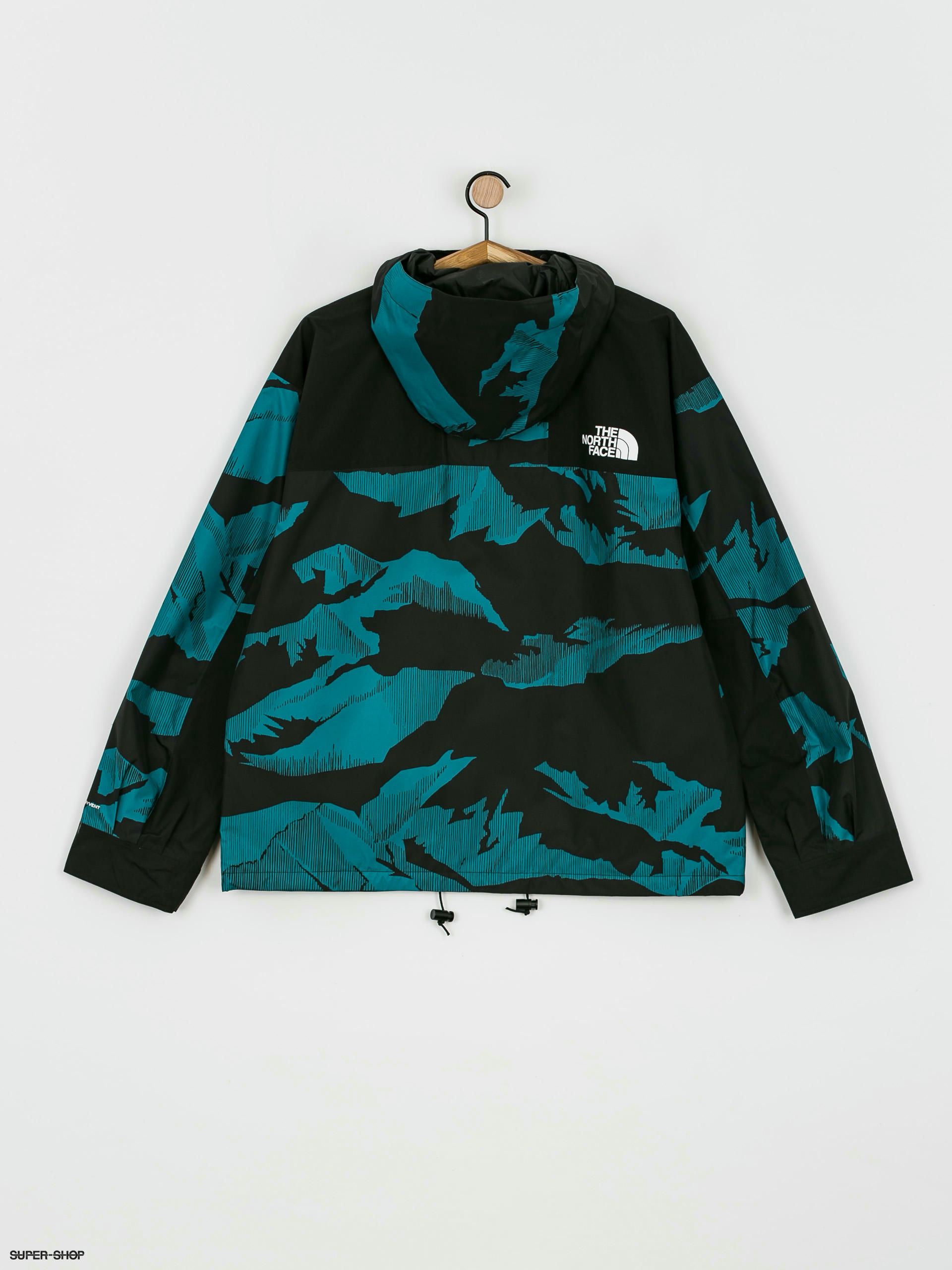 The North Face Printed 86 Retro Mountain Jacket (harbor blue mountain peak  print)