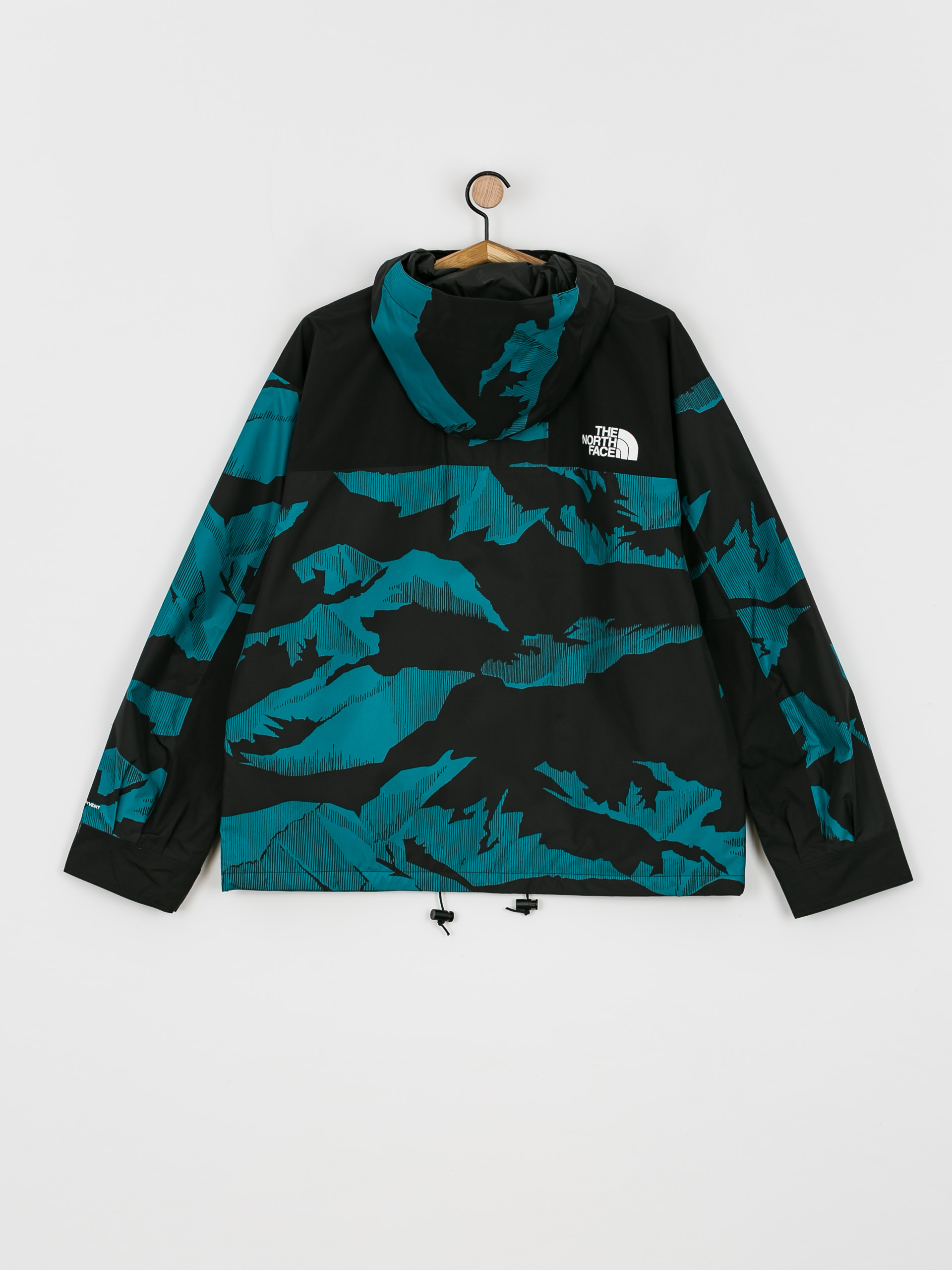 The North Face Printed 86 Retro Mountain Jacket (harbor blue mountain peak print)