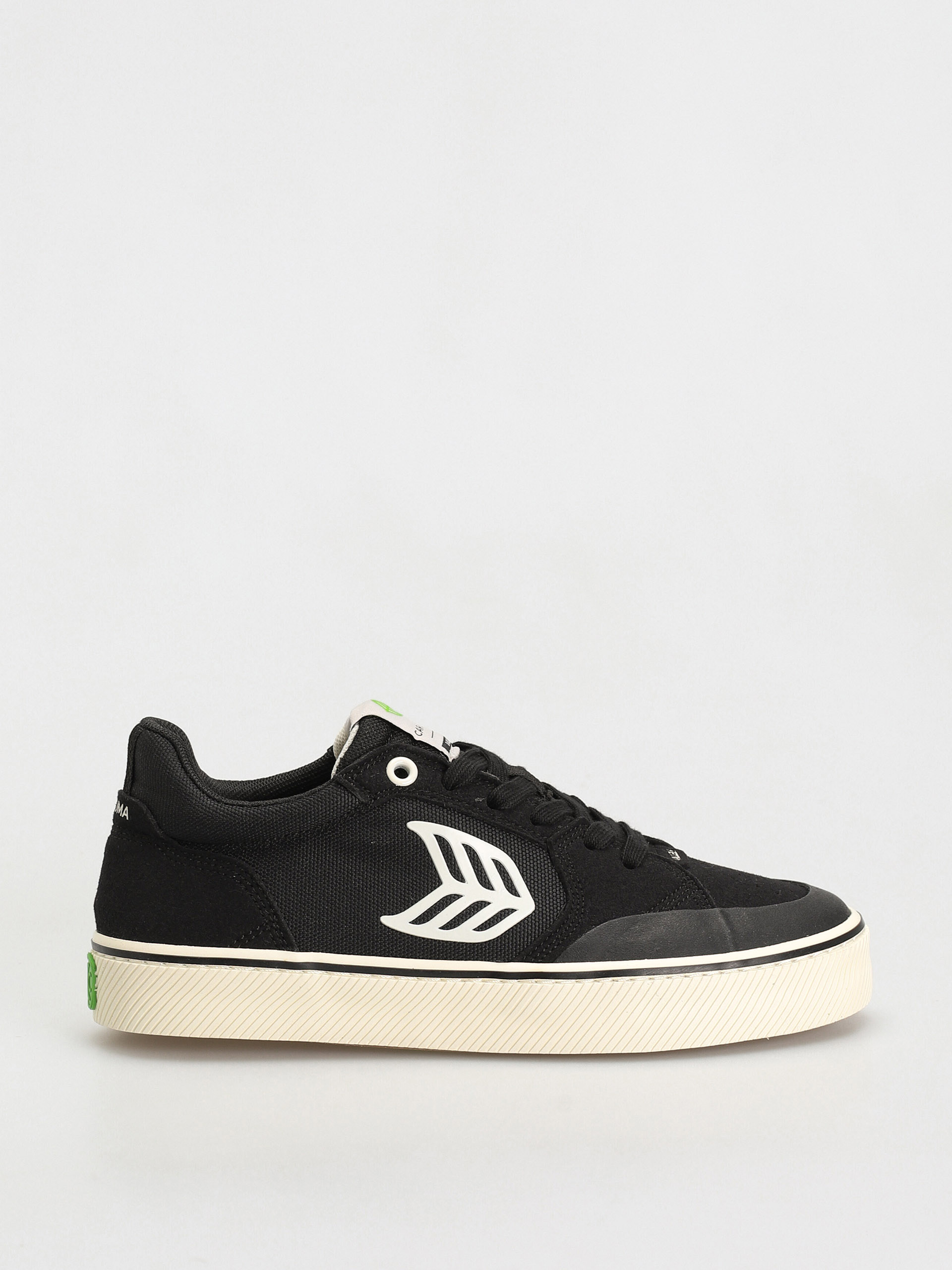 Cariuma Vallely Shoes Mens Size 6.5 Black Canvas Skate Sneakers 421409B06W CARIUMA Men & Women VALLELY PRO Black Suede and Cordura  main image 4