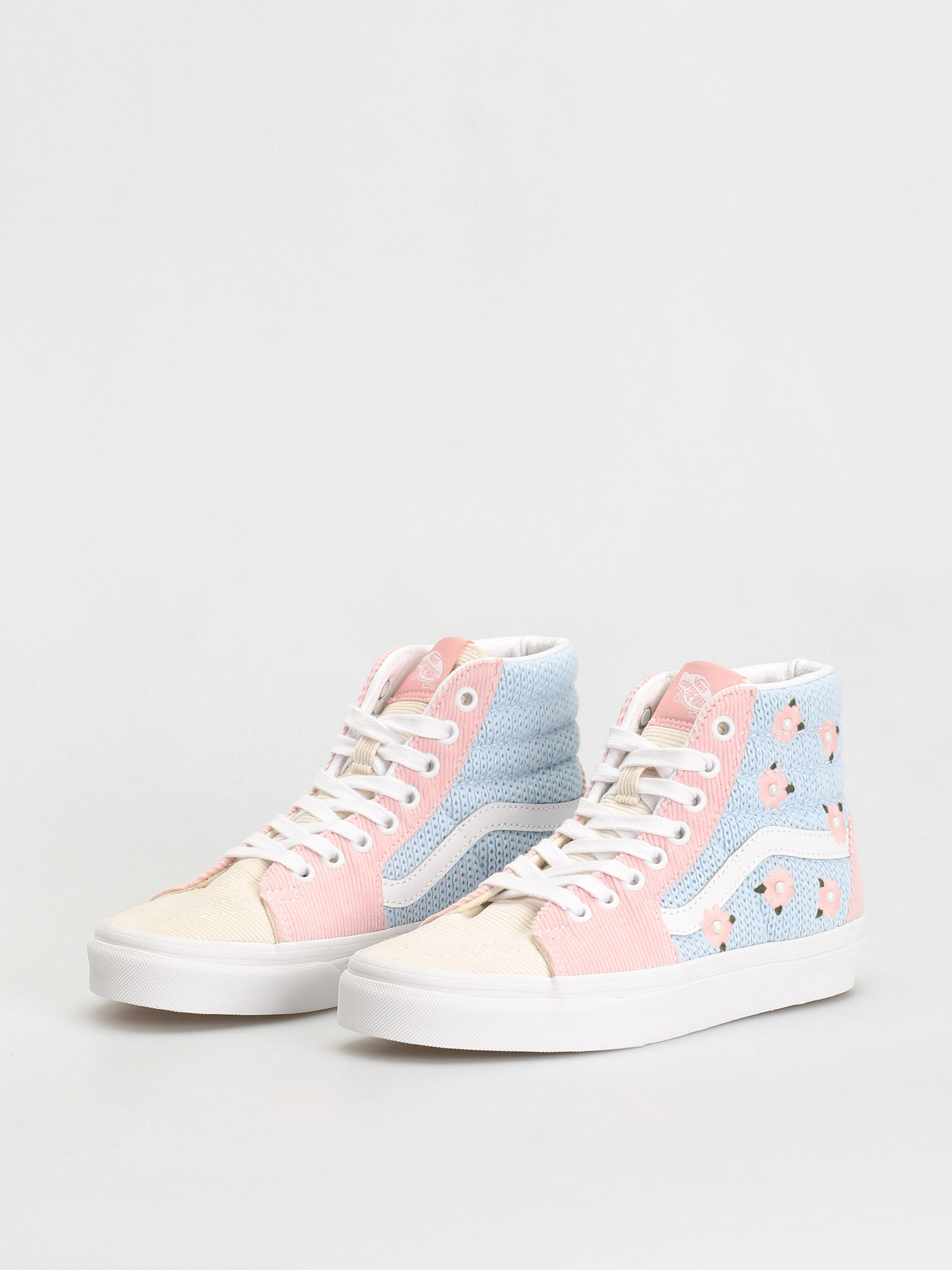 Vans Sk8 Hi Shoes (knitted florals multi)