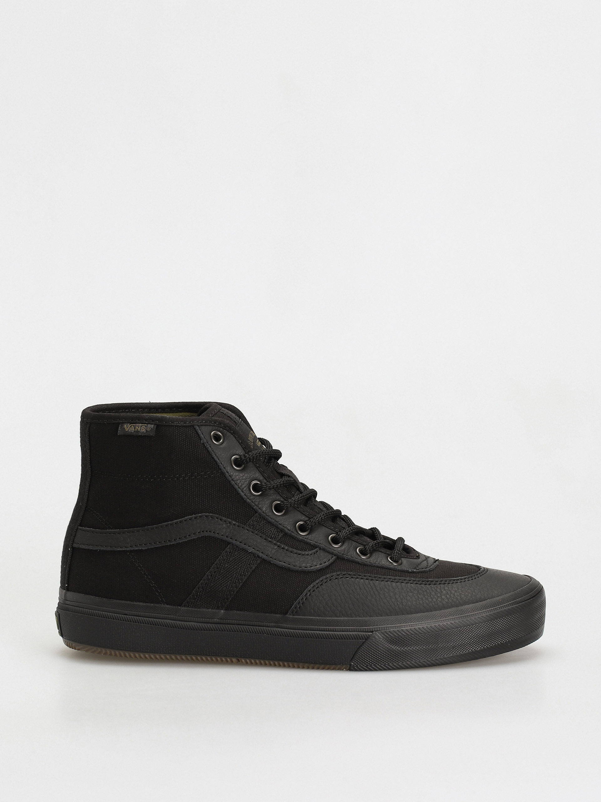 Vans Crockett High Shoes (butter leather black/black)