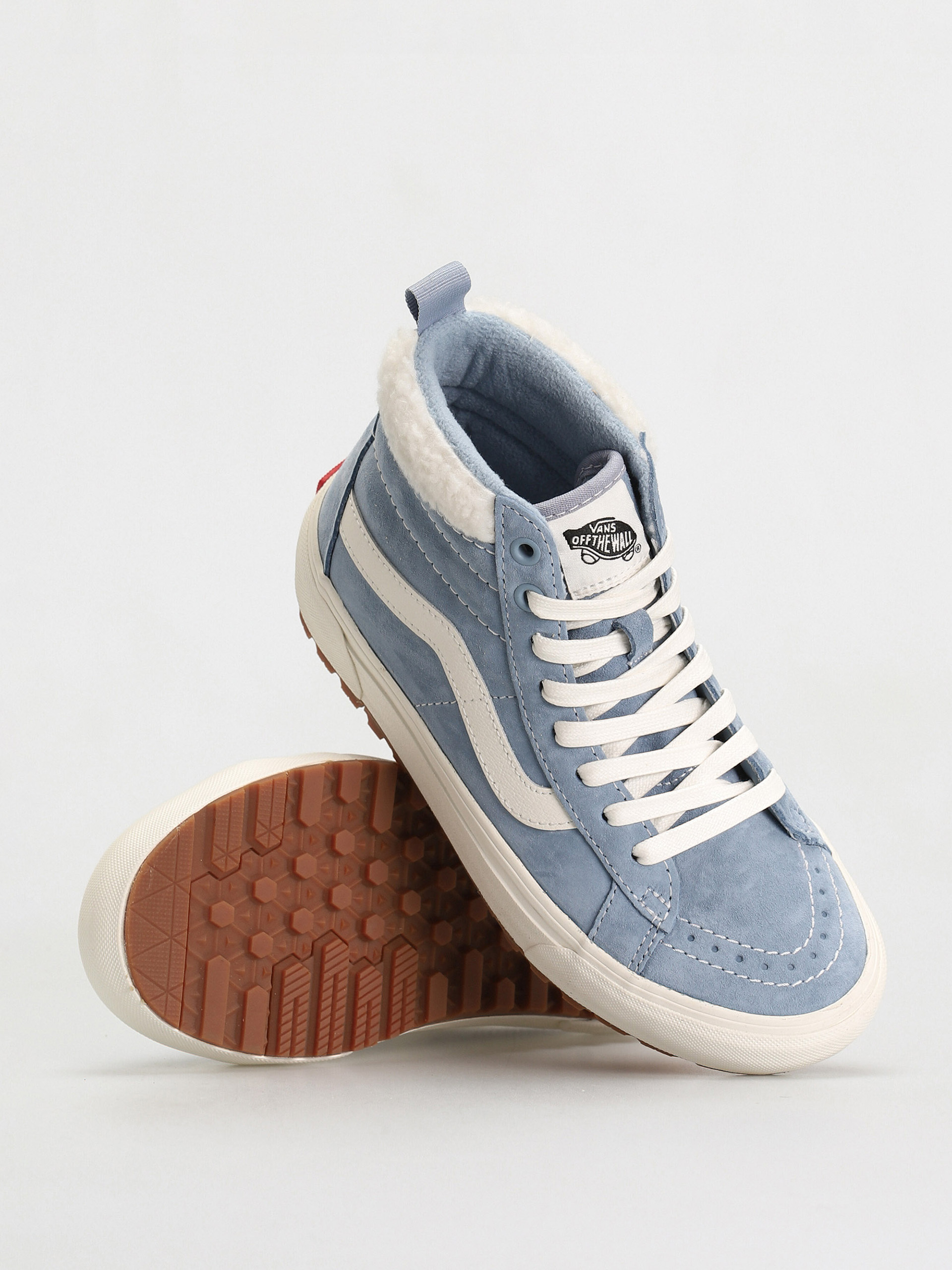 Vans Sk8 Hi MTE Shoes blue (suede/sherpa ashley blue)