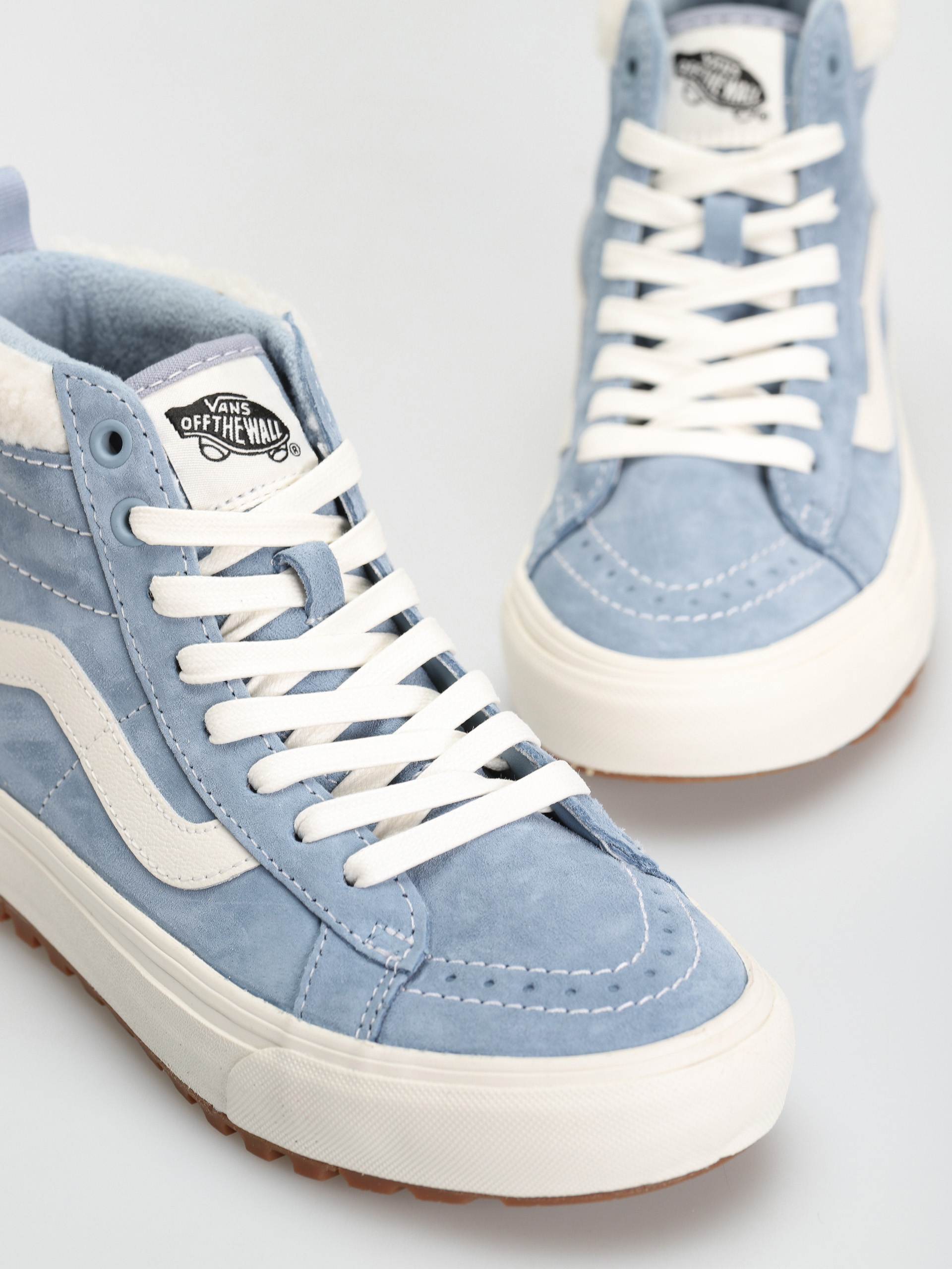 Vans Sk8 Hi MTE 1 Shoes (suede/sherpa ashley blue)