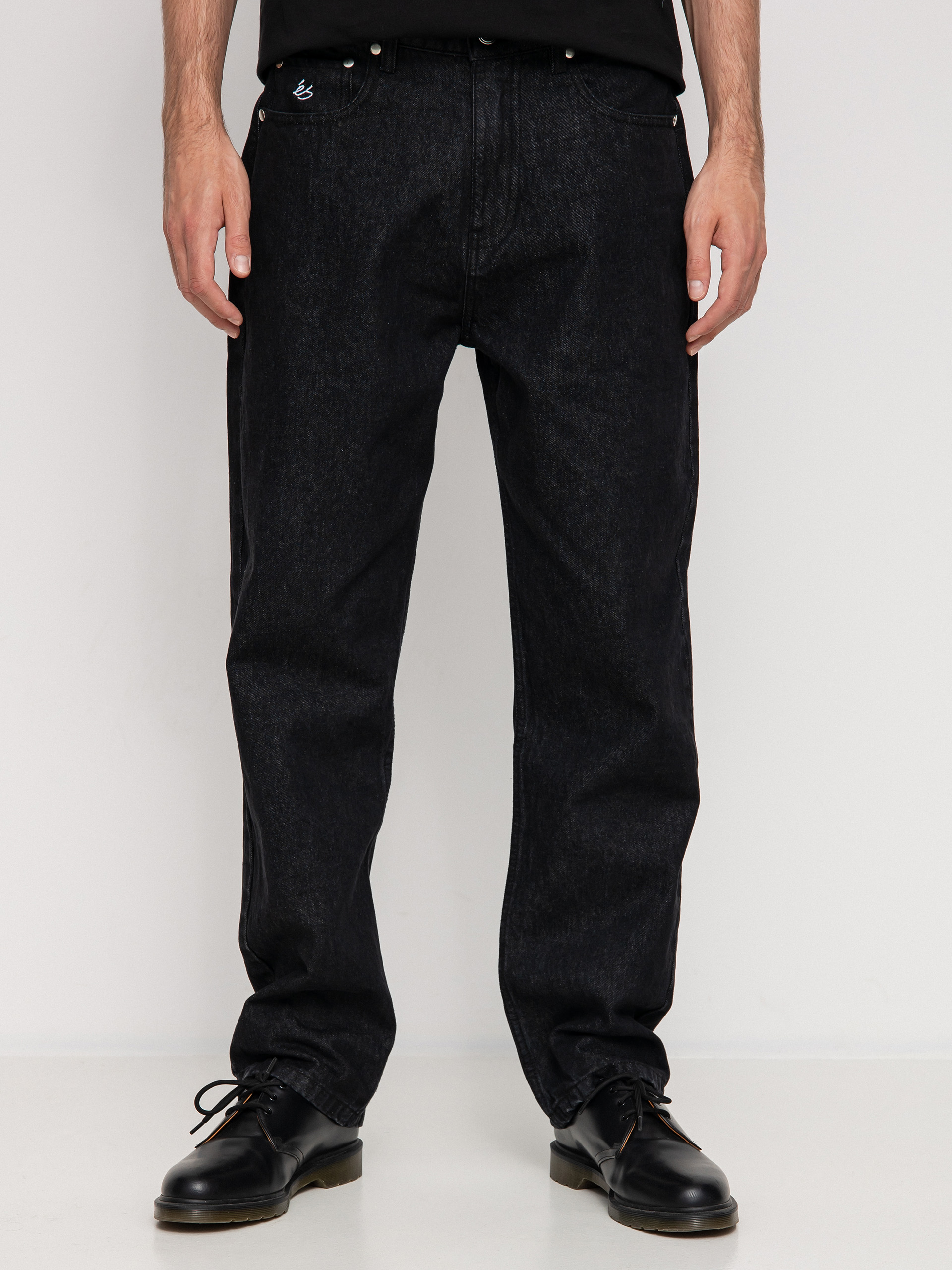 eS Baggy Denim Hose (black wash)