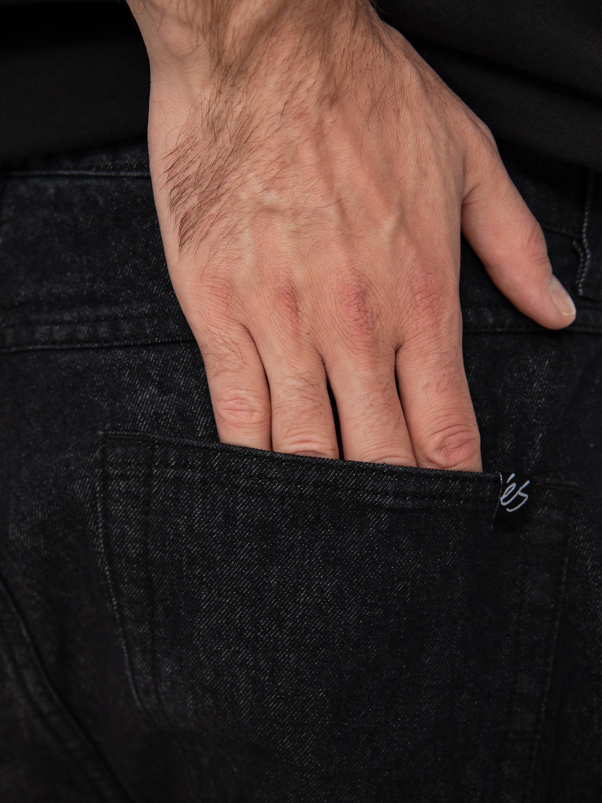 eS Baggy Denim Hose (black wash)