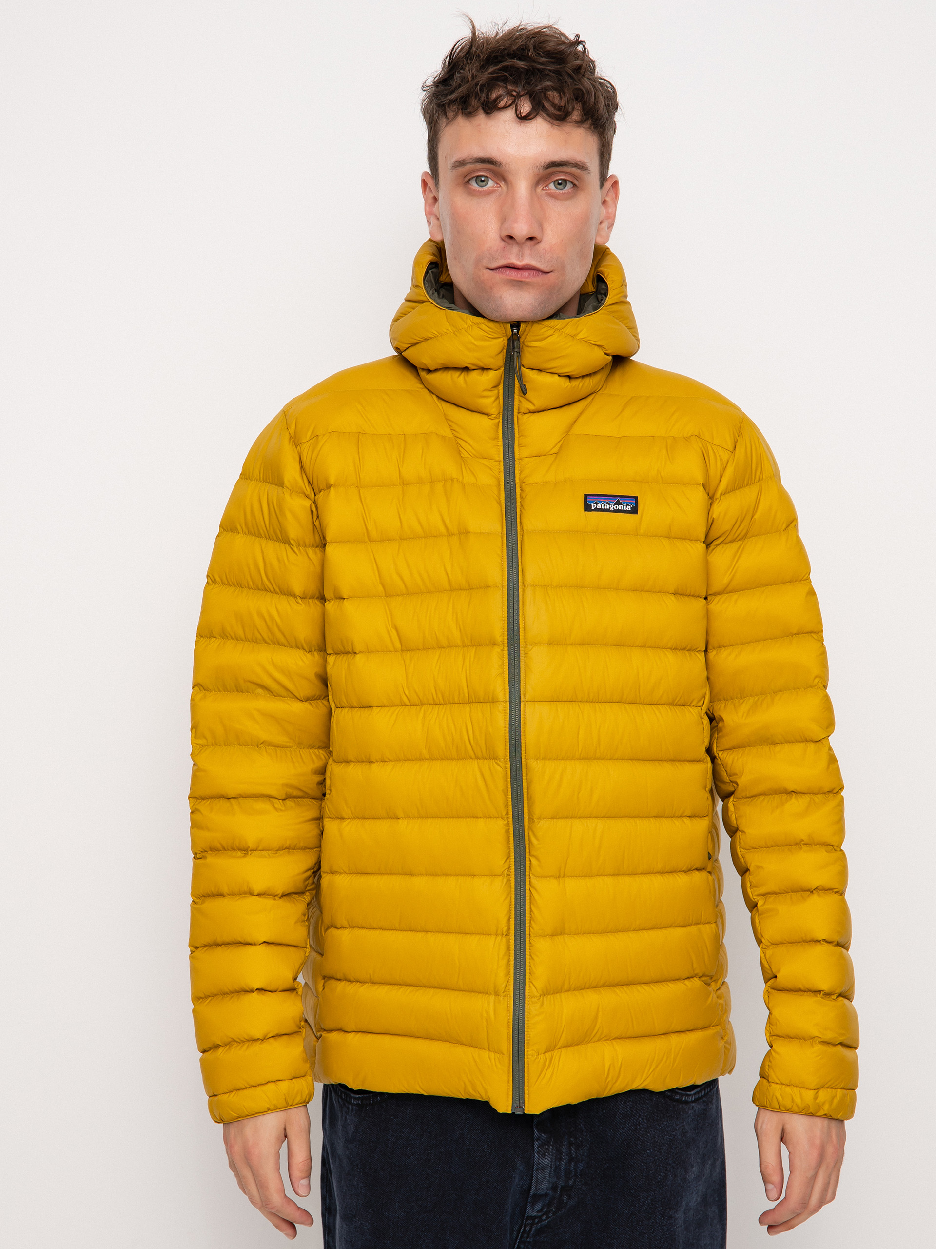 Patagonia Down Sweater Hoody Jacket (cabin gold)