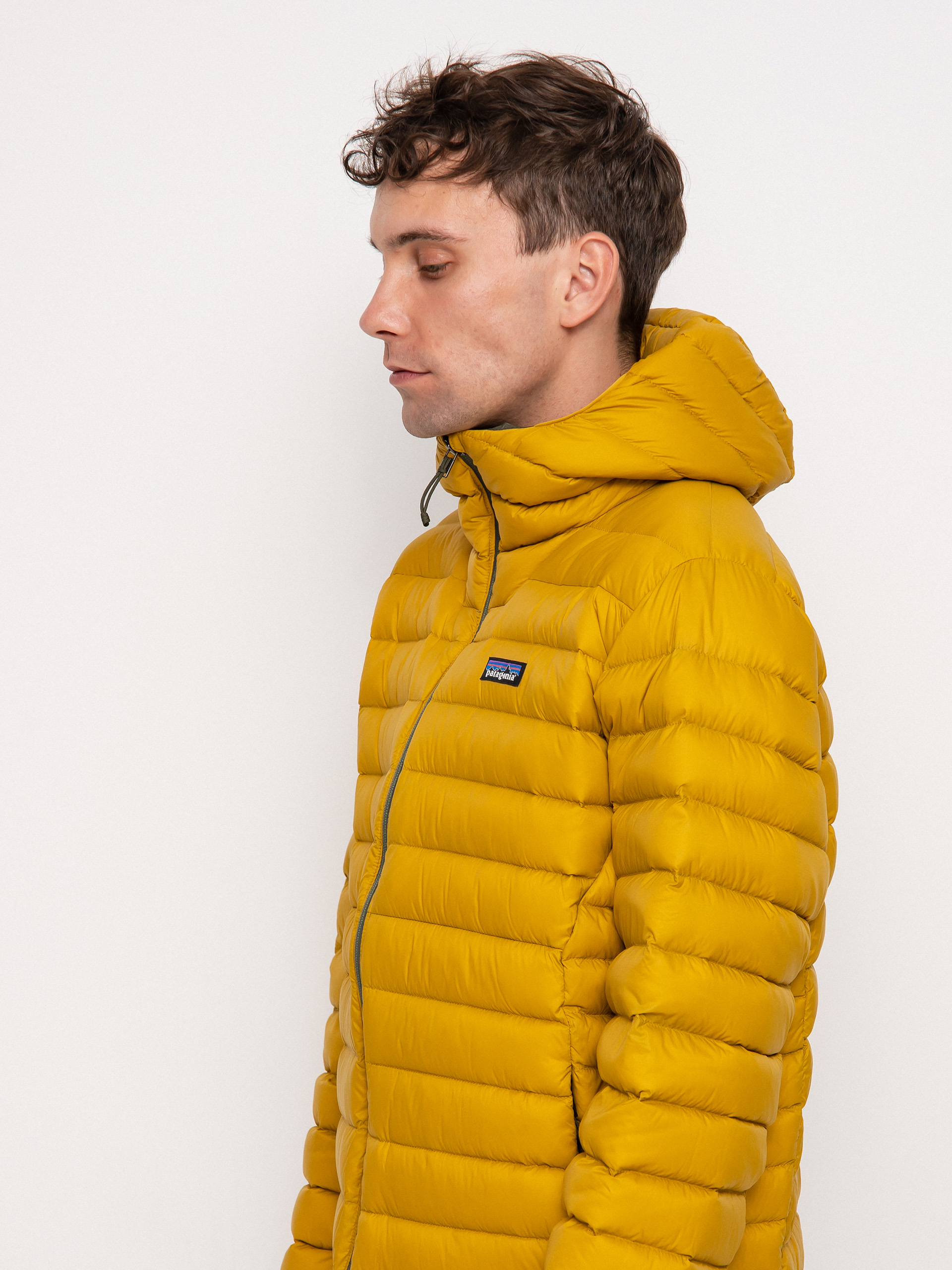 Patagonia Down Sweater Hoody Jacket (cabin gold)