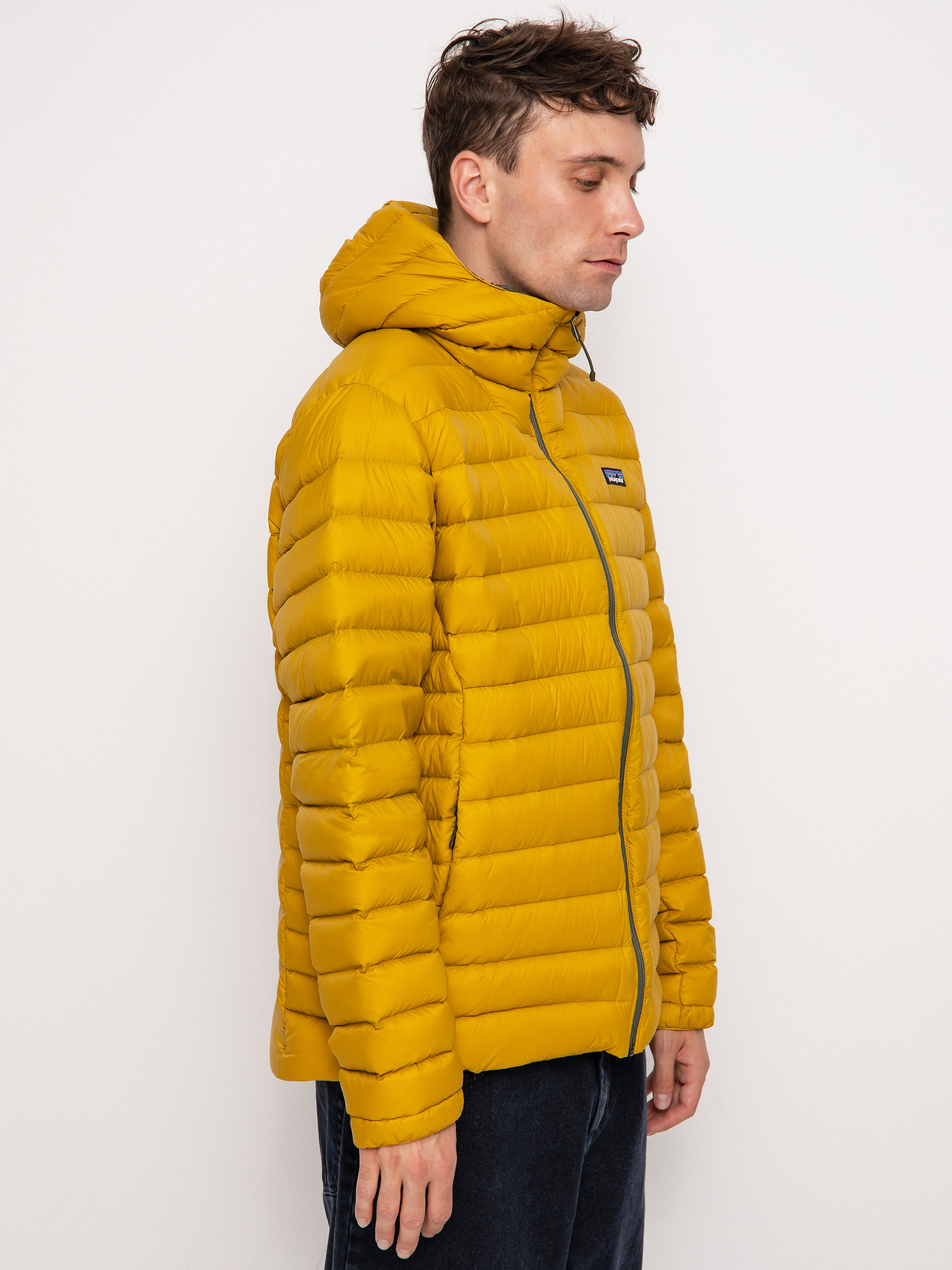 Patagonia Down Sweater Hoody Jacket (cabin gold)