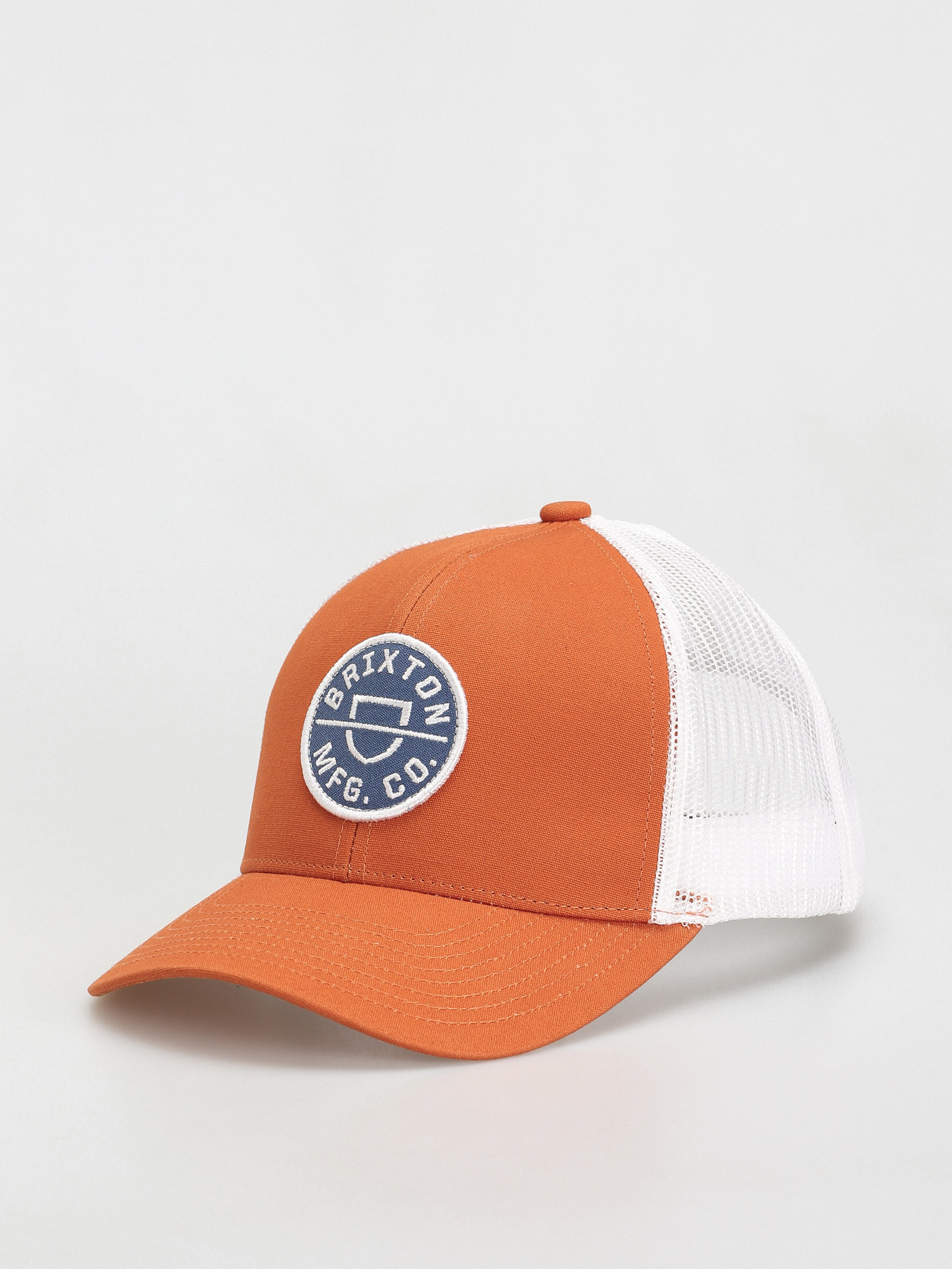 Brixton Crest X Mp Mesh Cap Cap (burnt orange/white)