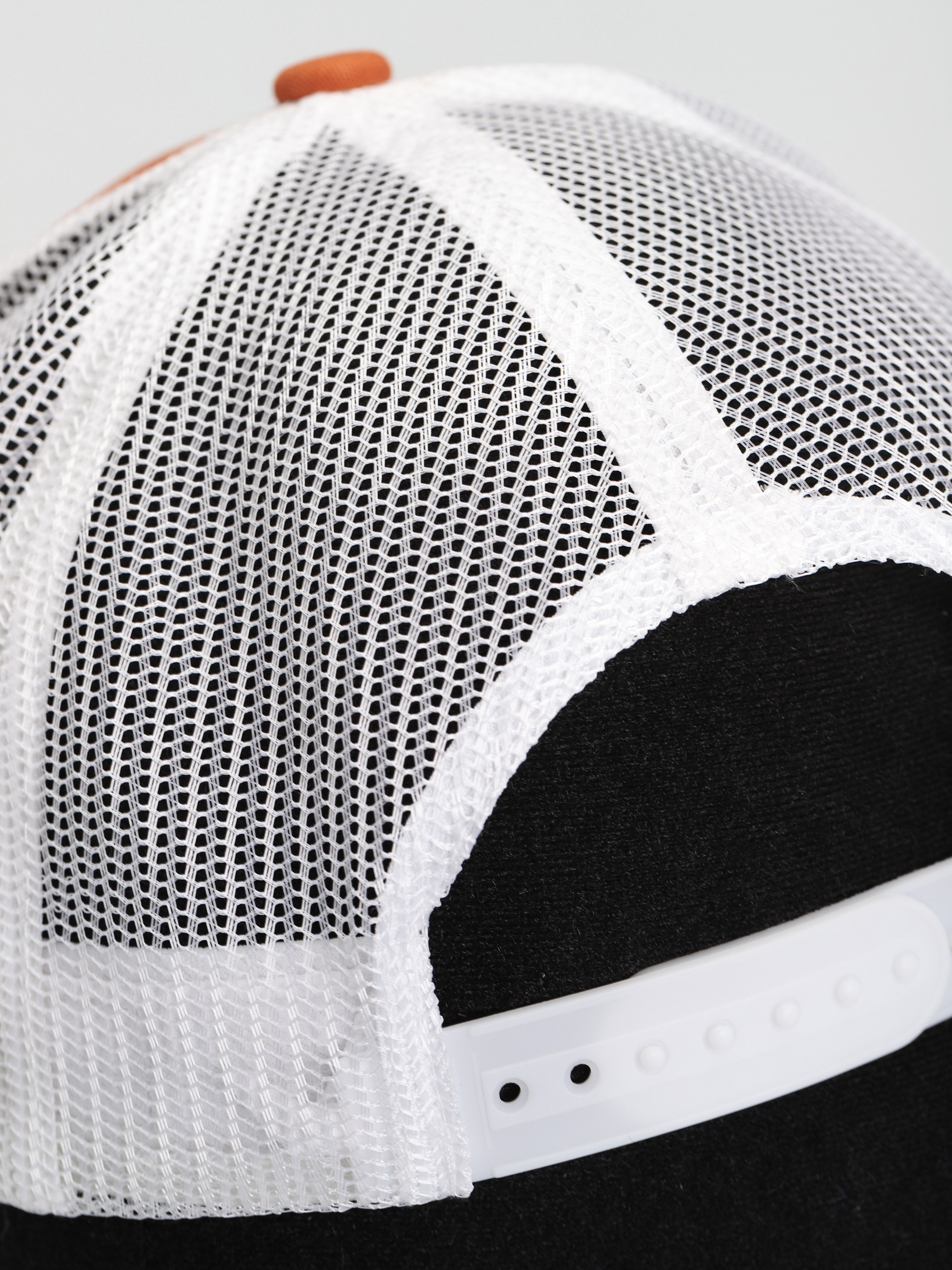 Brixton Crest X Mp Mesh Cap Cap (burnt orange/white)