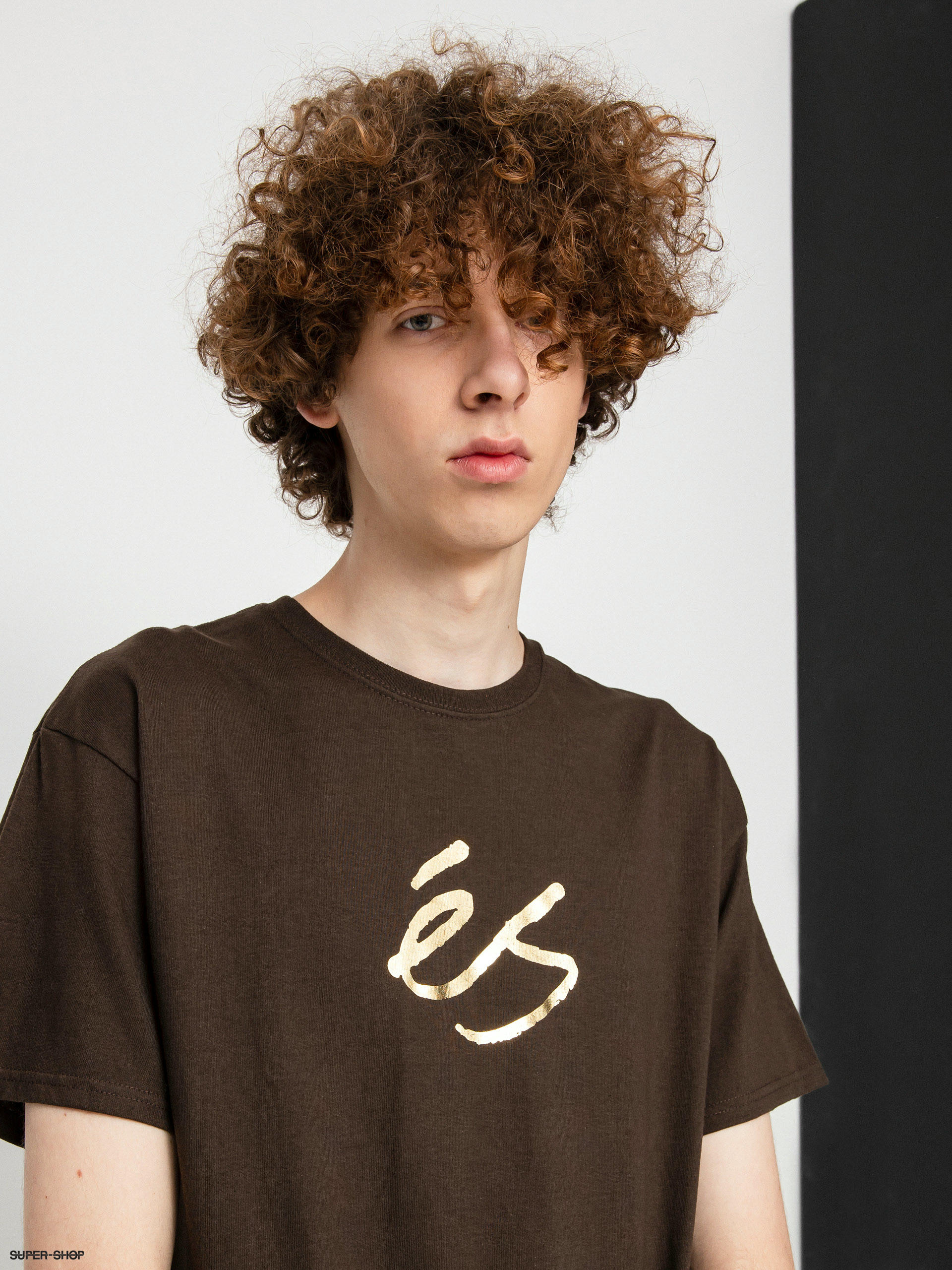 eS Foil Script T-shirt (brown)