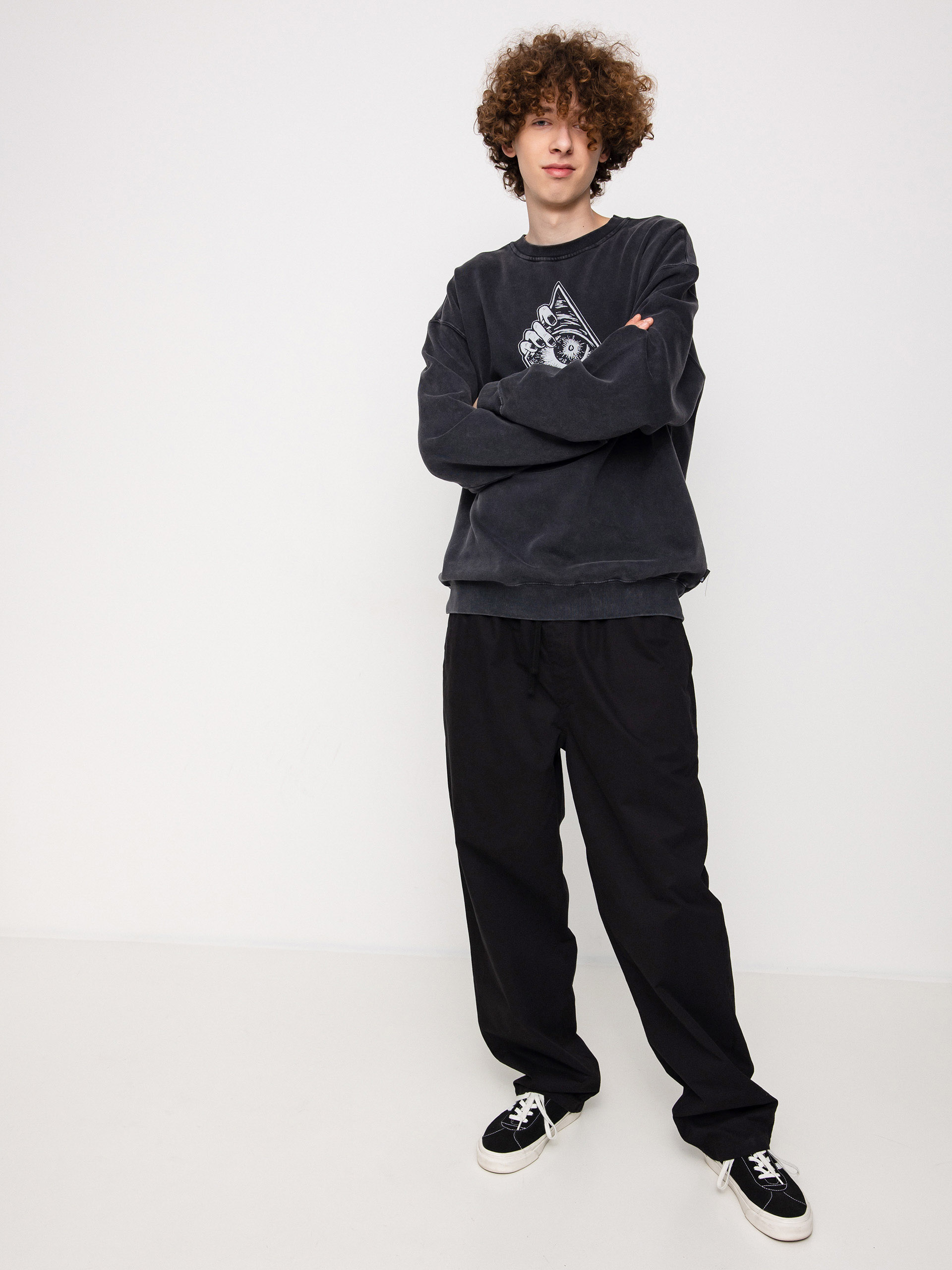 Volcom VILLARD SWEATER - Pullover - Lifeguard Red/rouge