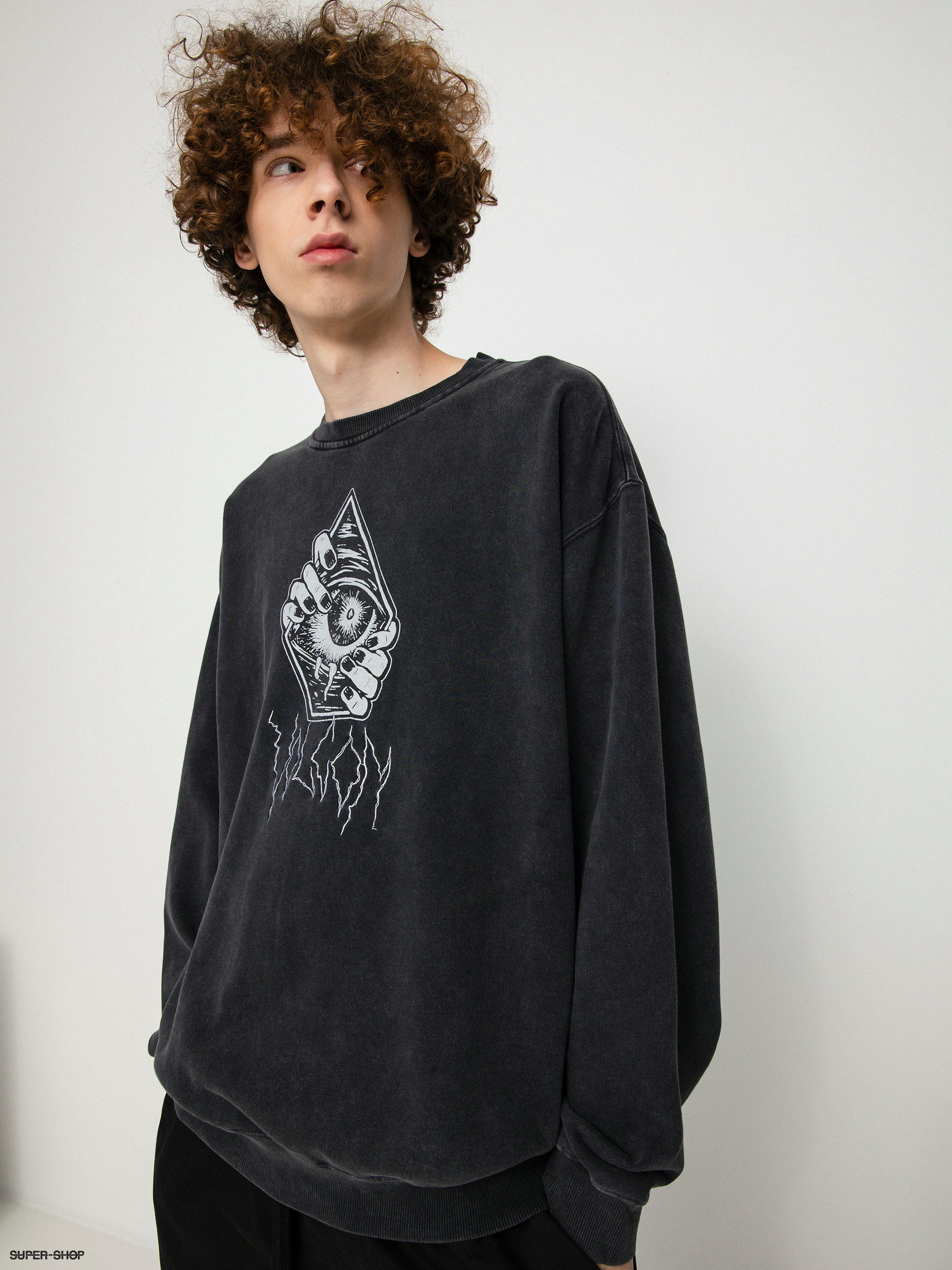 Volcom No Recess Lse Crew Sweatshirt (black)