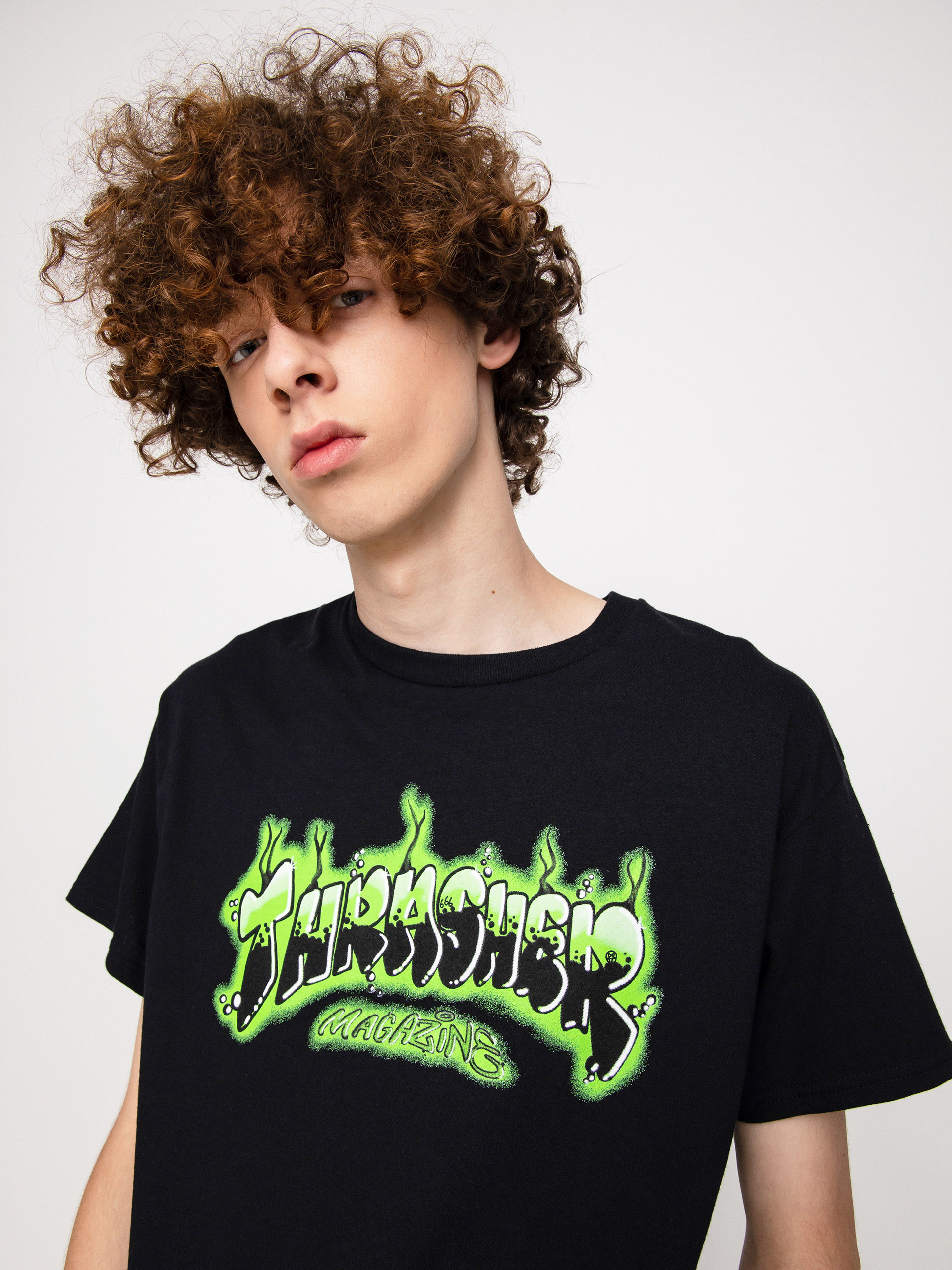 Thrasher Airbrush T-Shirt (black)