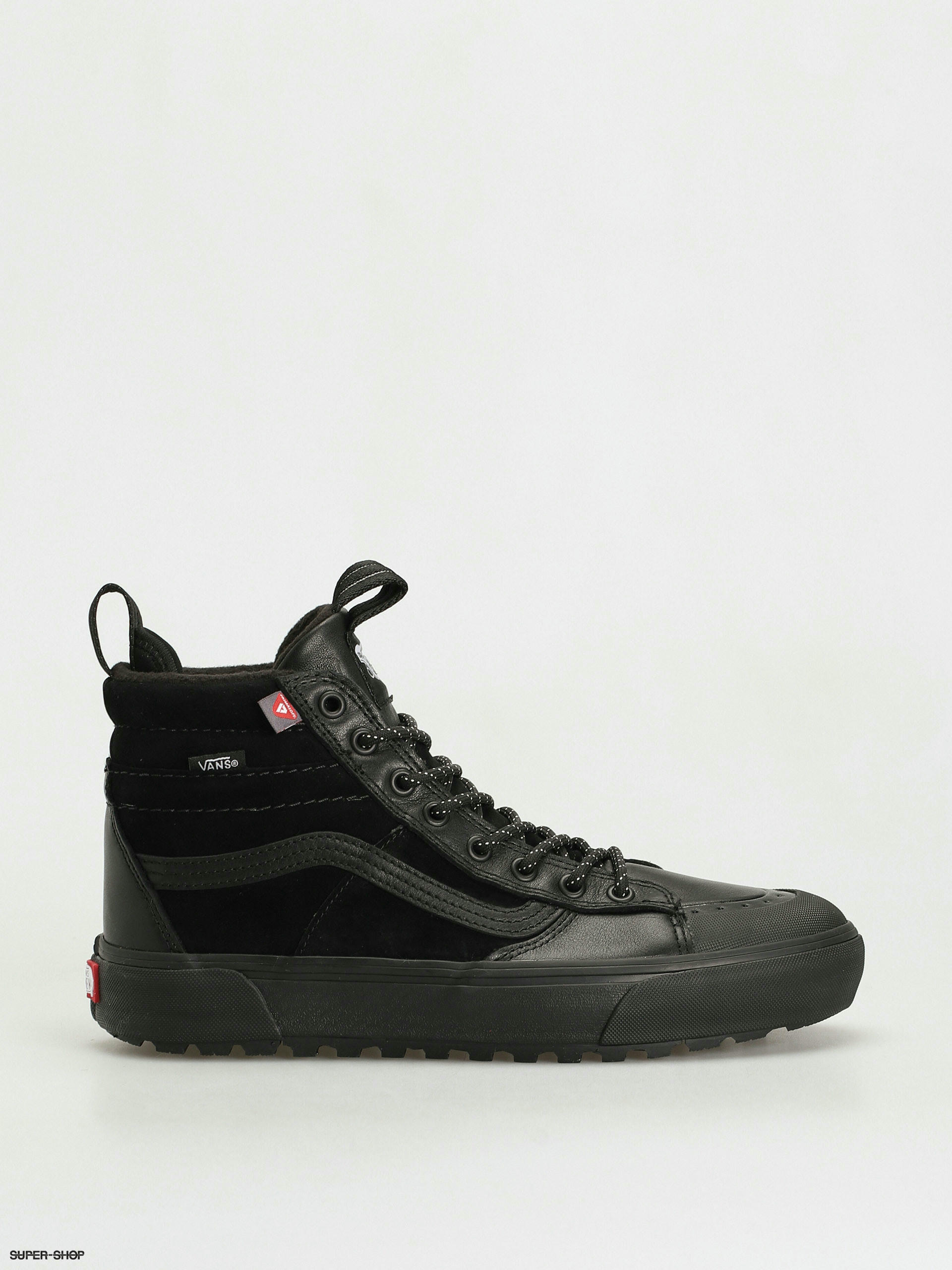 Vans shoes black hot sale high tops