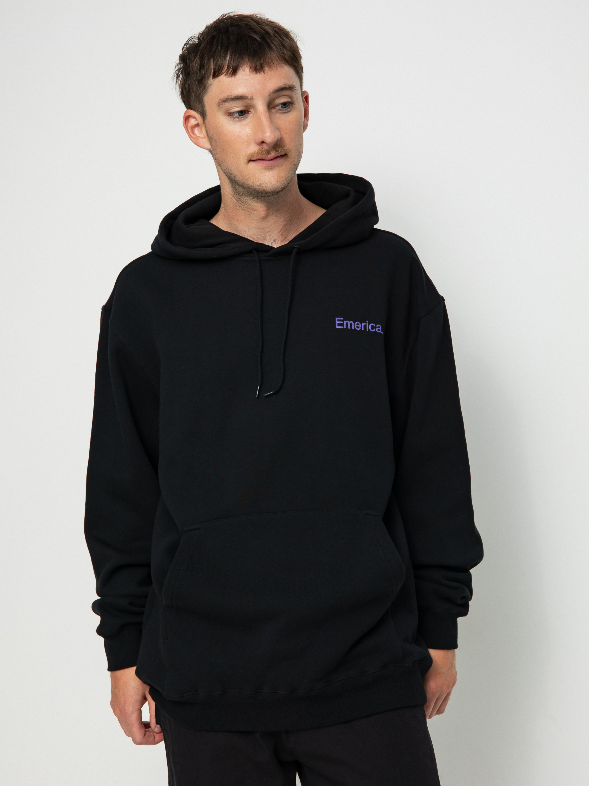 hoodie black purple