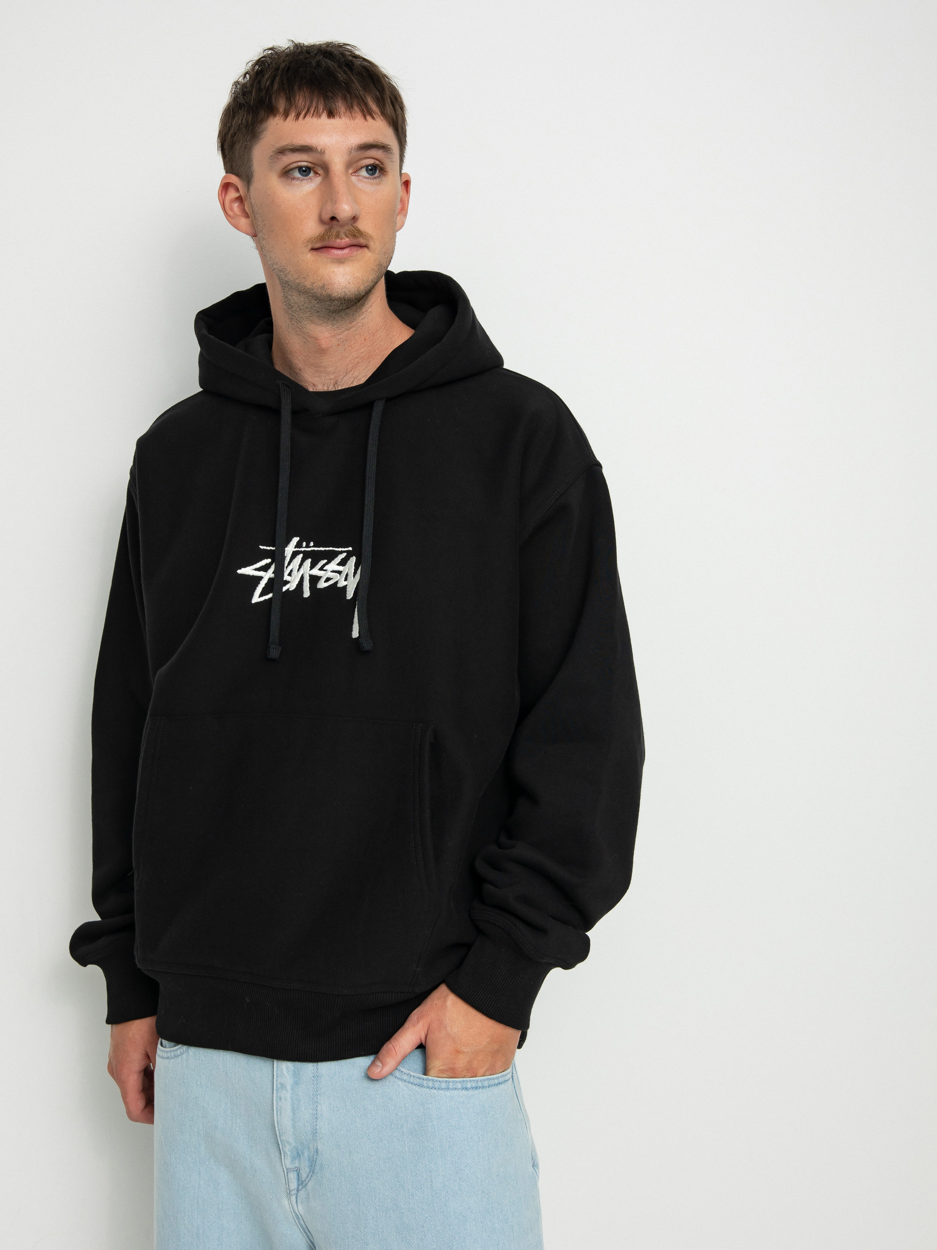 Stussy Stock Logo App. HD Hoodie (black)