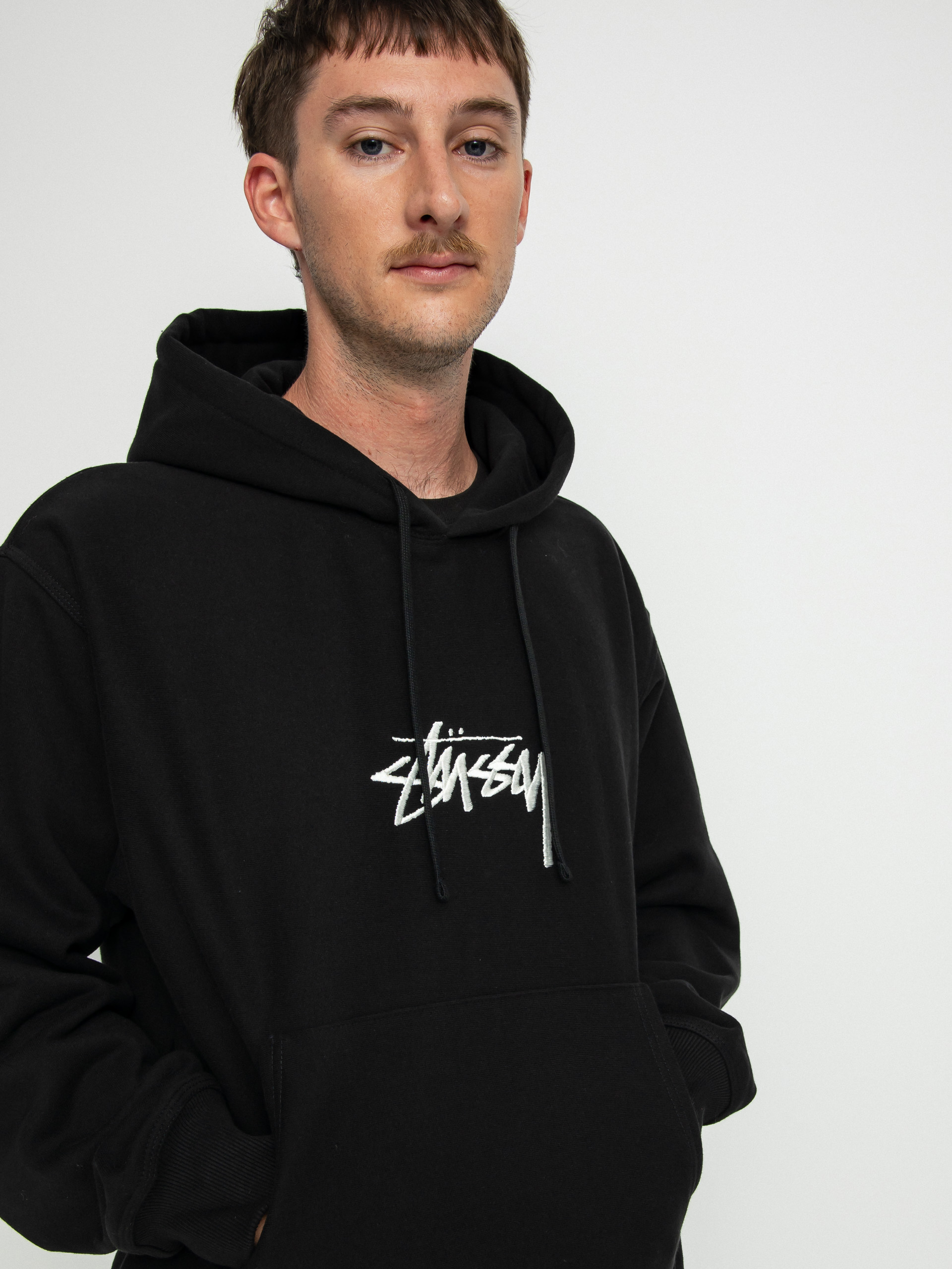 Stussy Stock Logo App. HD Hoodie - black (black)