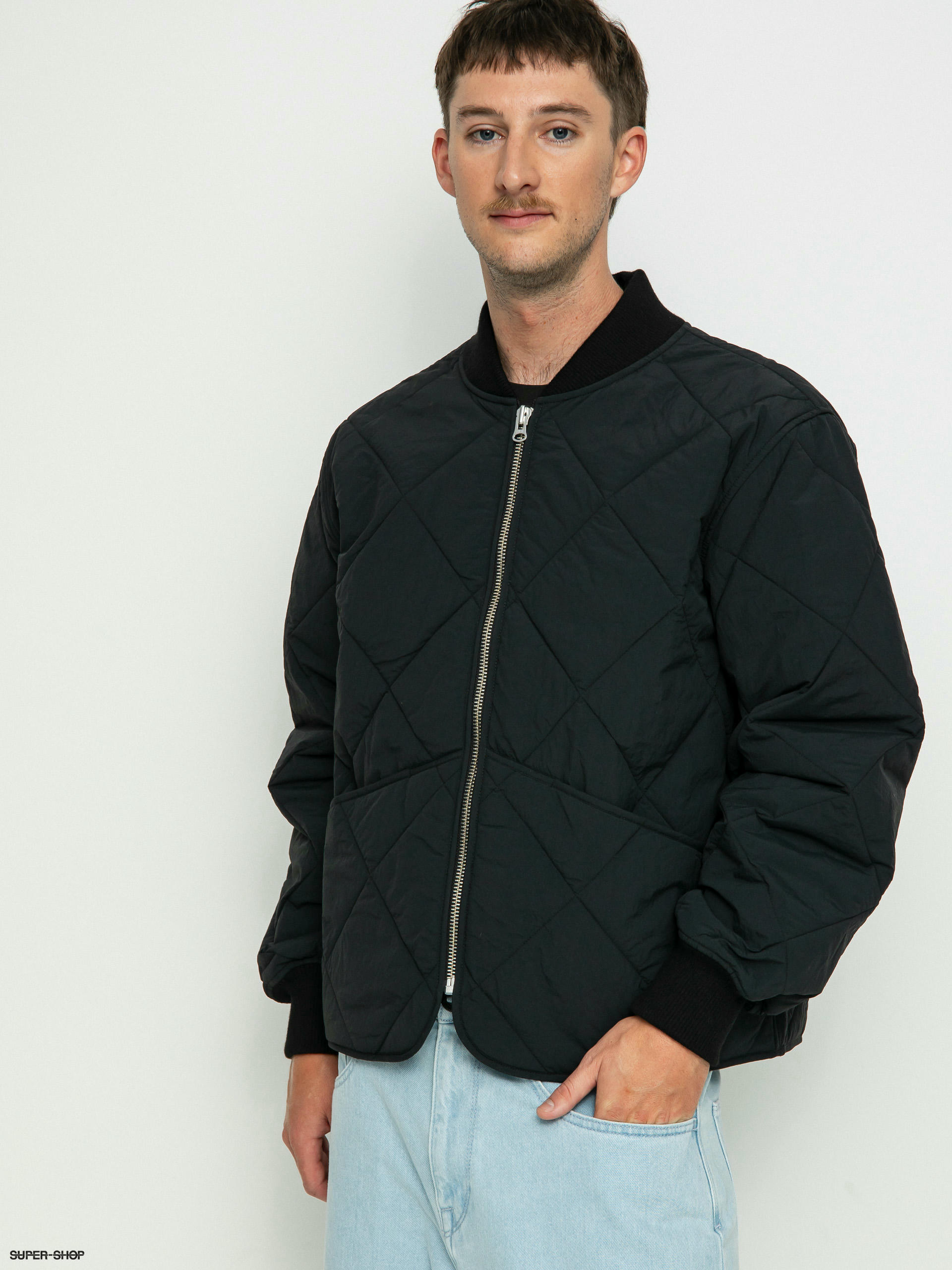 Stussy Dice Quilted Liner Jacket (black)